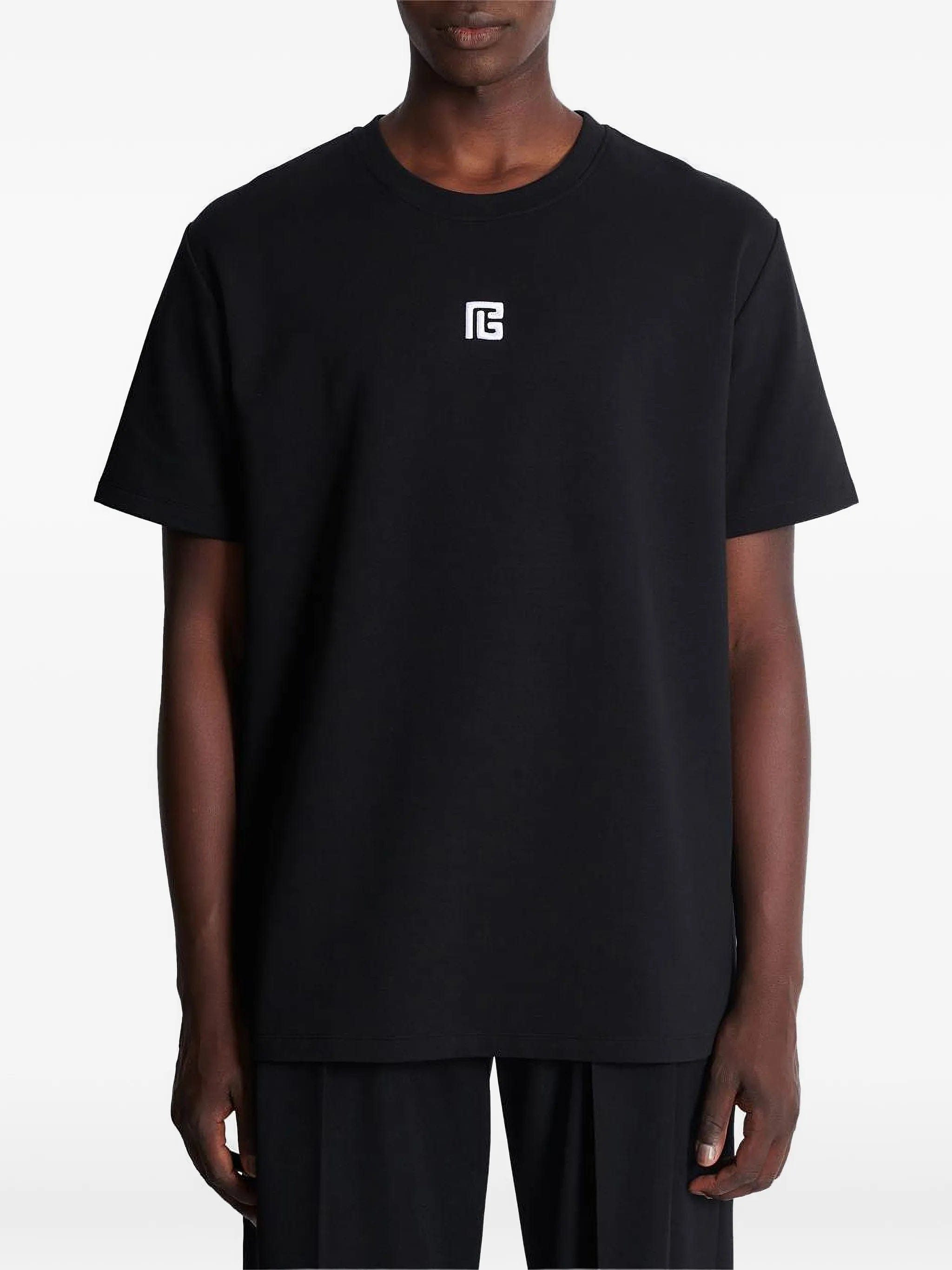 Balmain T - shirt with embroidered logo
