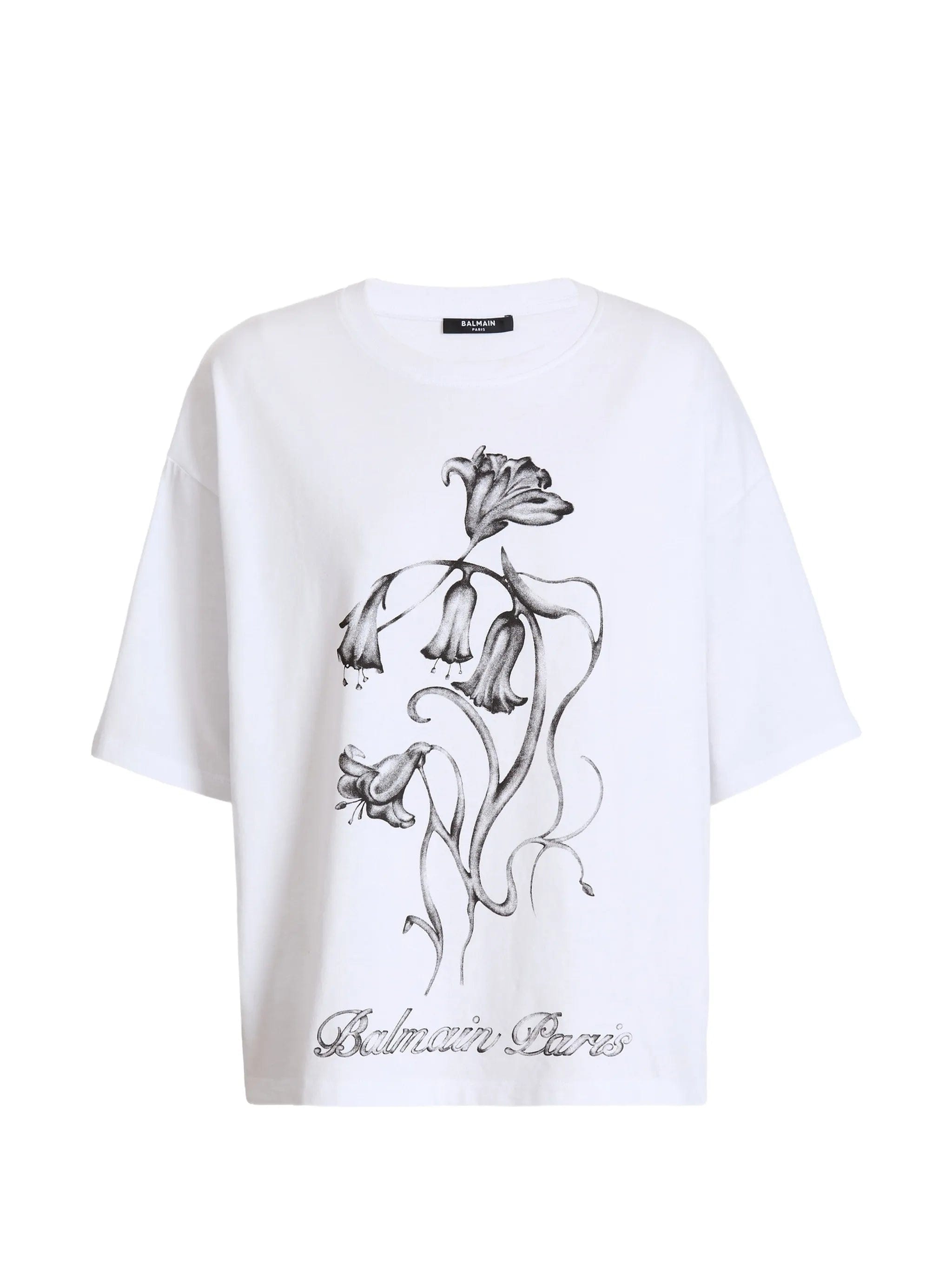 Balmain printed Balmain Flower T - shirt