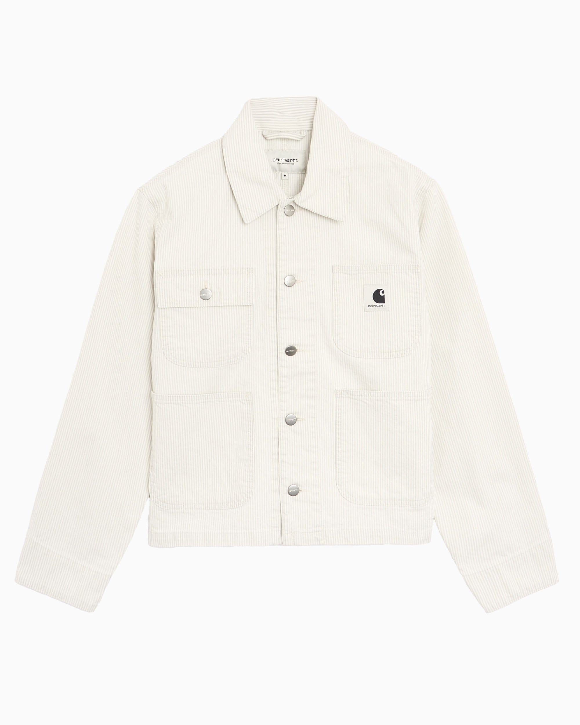 Carhartt WIP Chaqueta vaquera de rayas Relaxed Carhartt WIP Mercer Chore para mujer