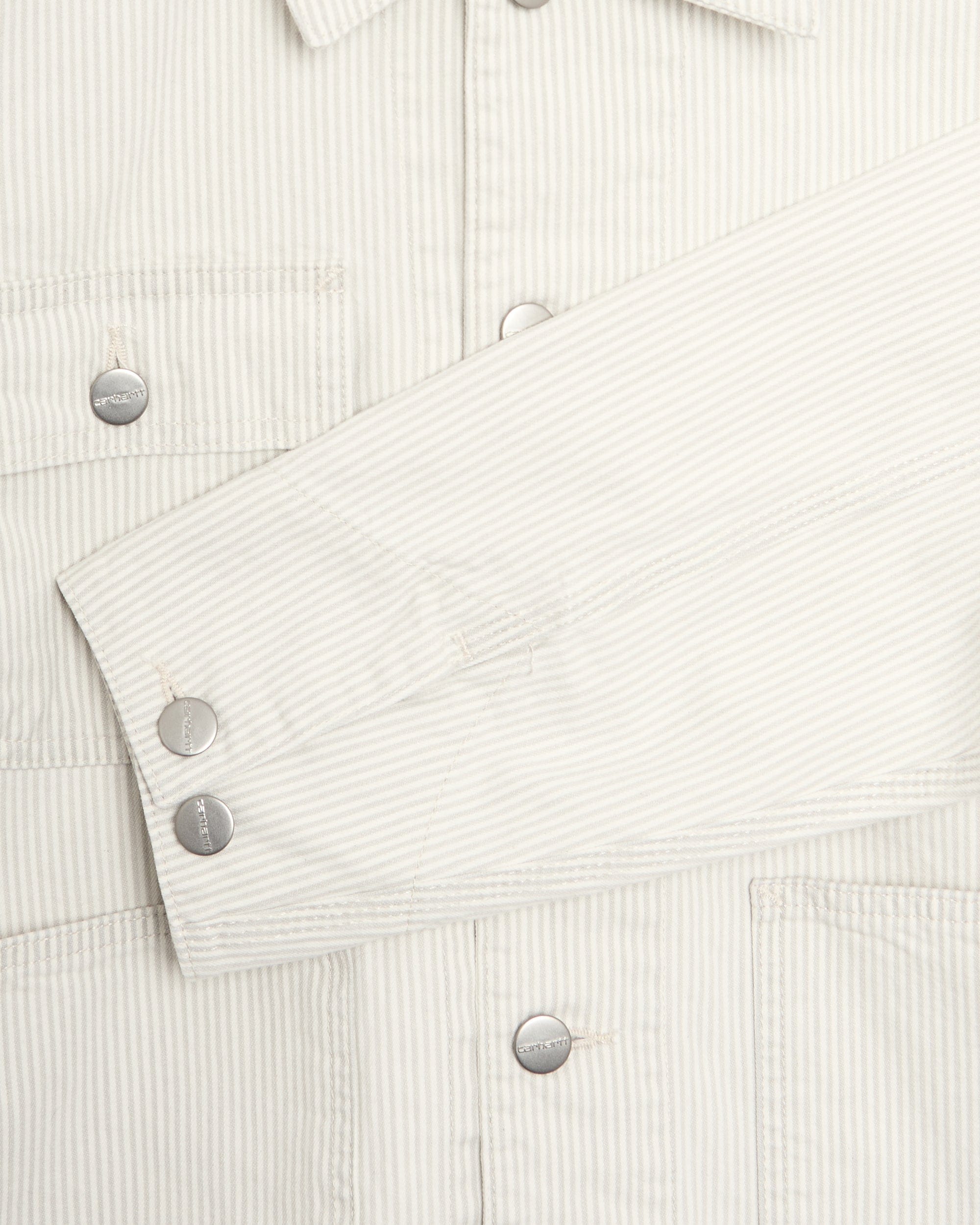 Carhartt WIP Chaqueta vaquera de rayas Relaxed Carhartt WIP Mercer Chore para mujer