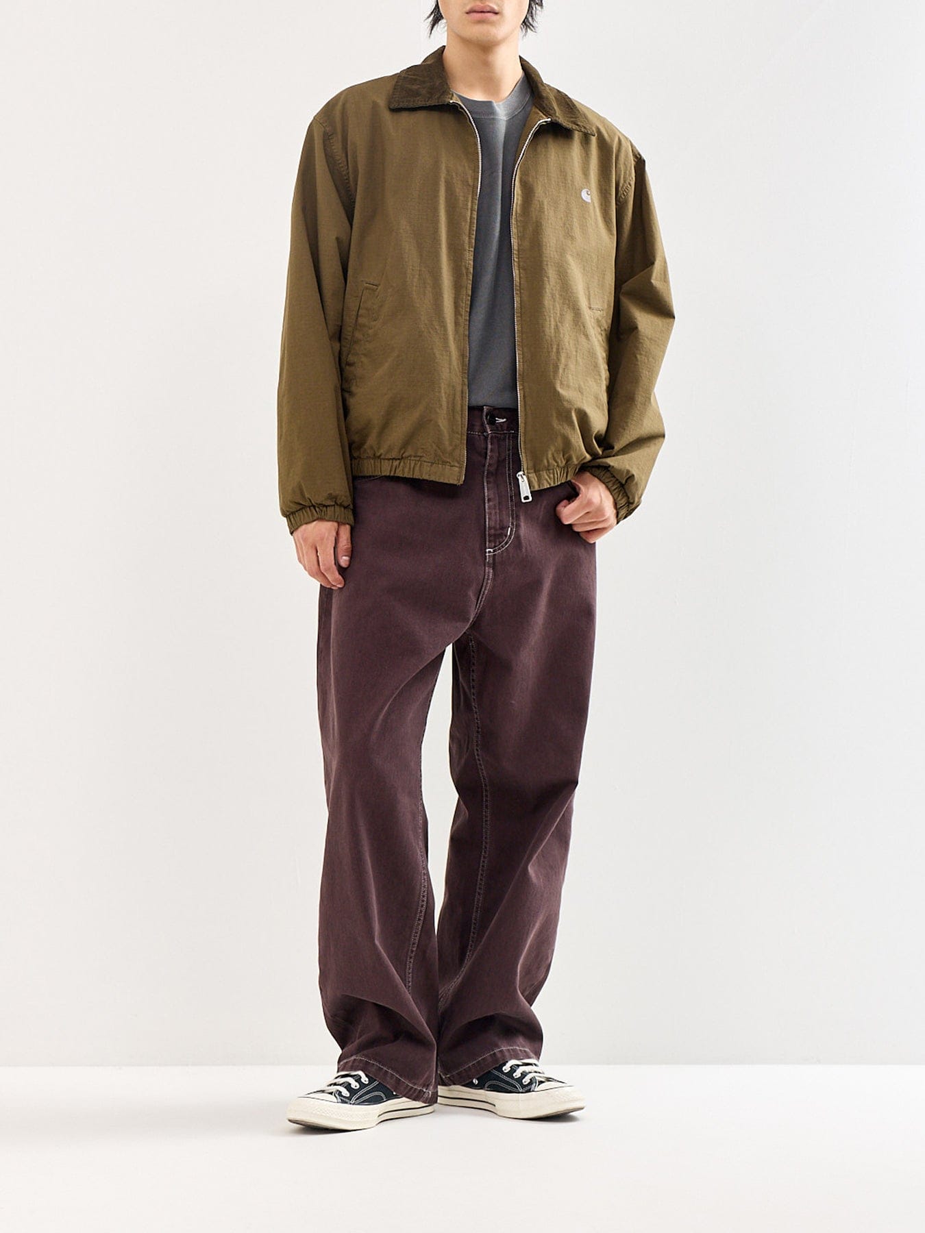 Carhartt WIP Madison Ripstop Chore Jacket Brown