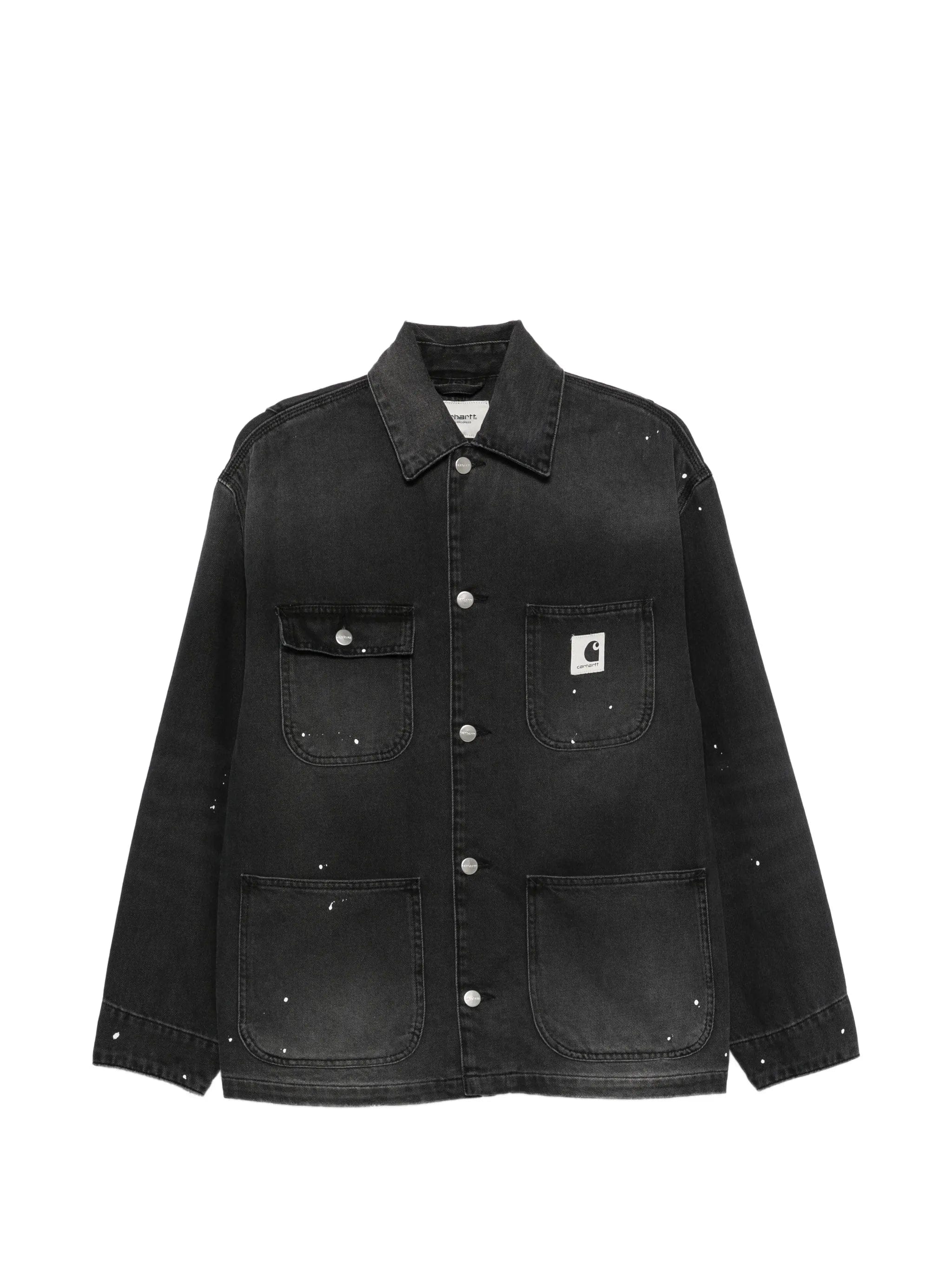 Carhartt WIP Michigan paint - splatter denim jacket