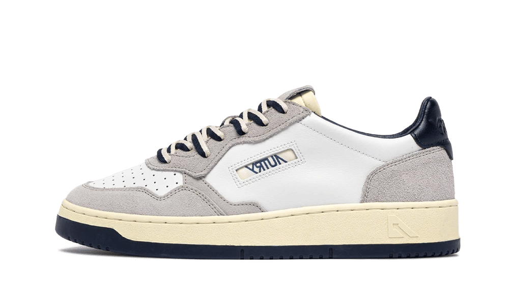 AUTRY Medalist Low Leather Suede Space White Vapor