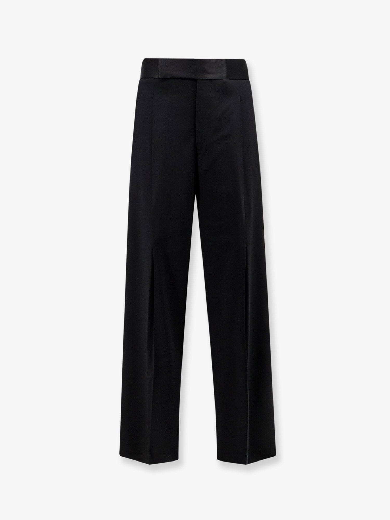 Giorgio Armani Black Tailored wool trousers