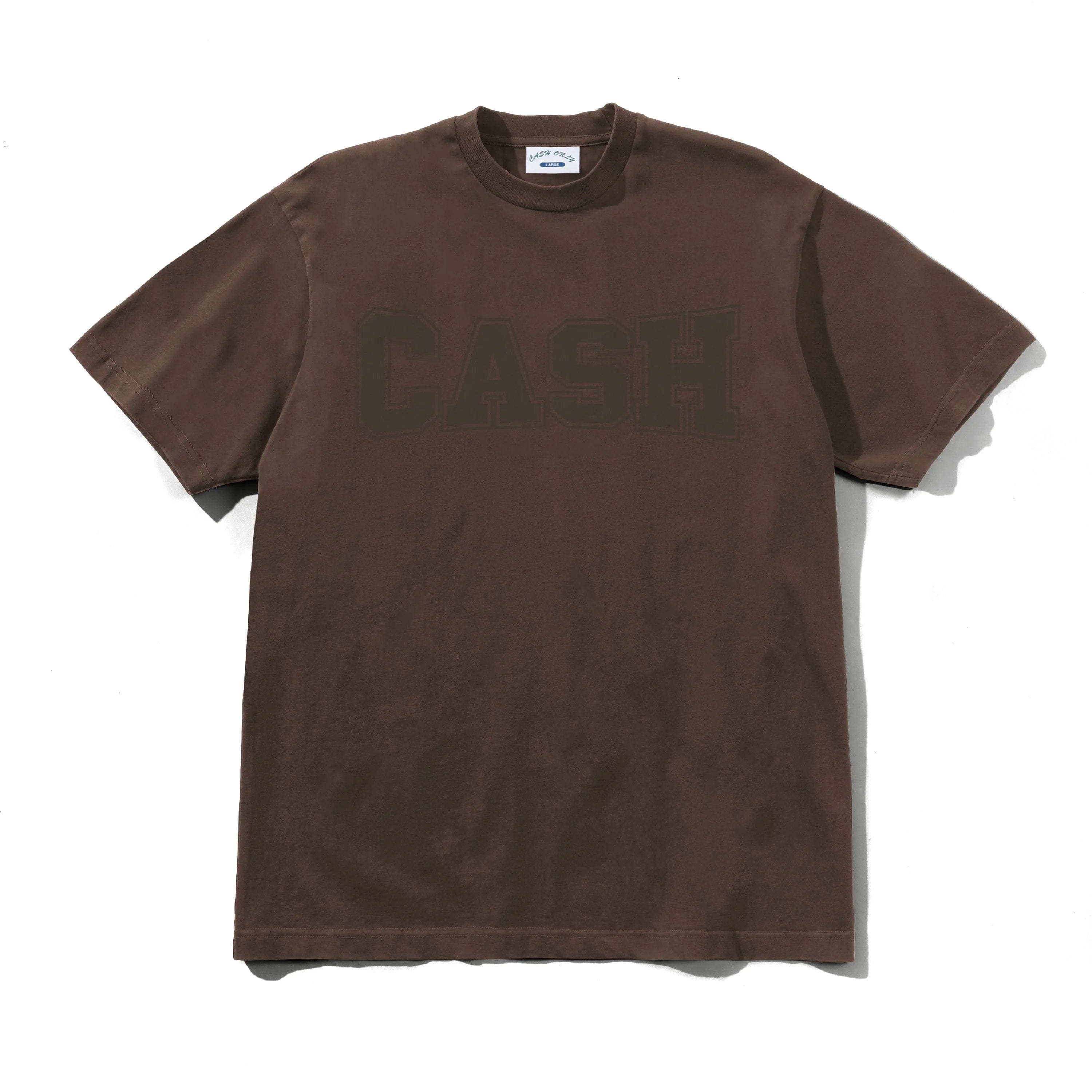 Cash Only Campus T-Shirt Brown