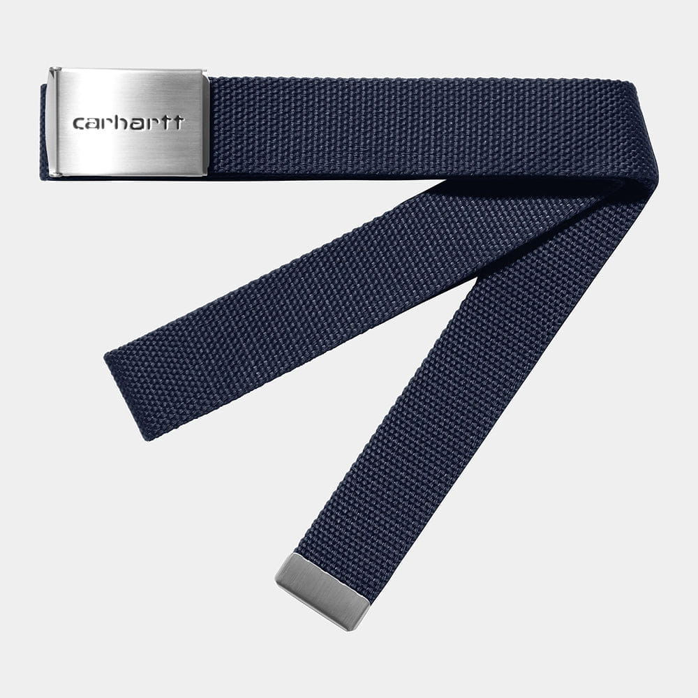 Carhartt Work In Progress Carhartt WIP Clip Belt Chrome - Air Force Blue