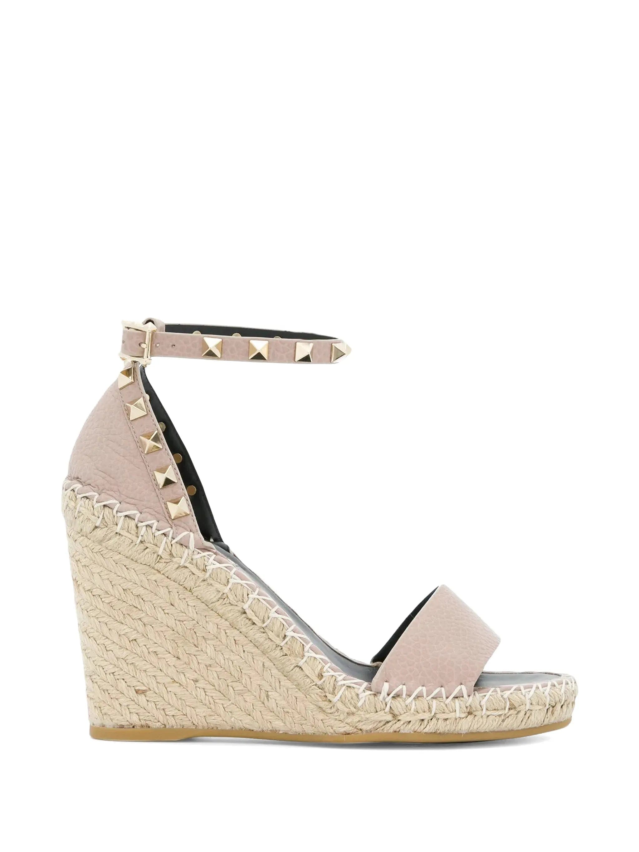 Valentino Garavani Double Rockstud wedge espadrilles