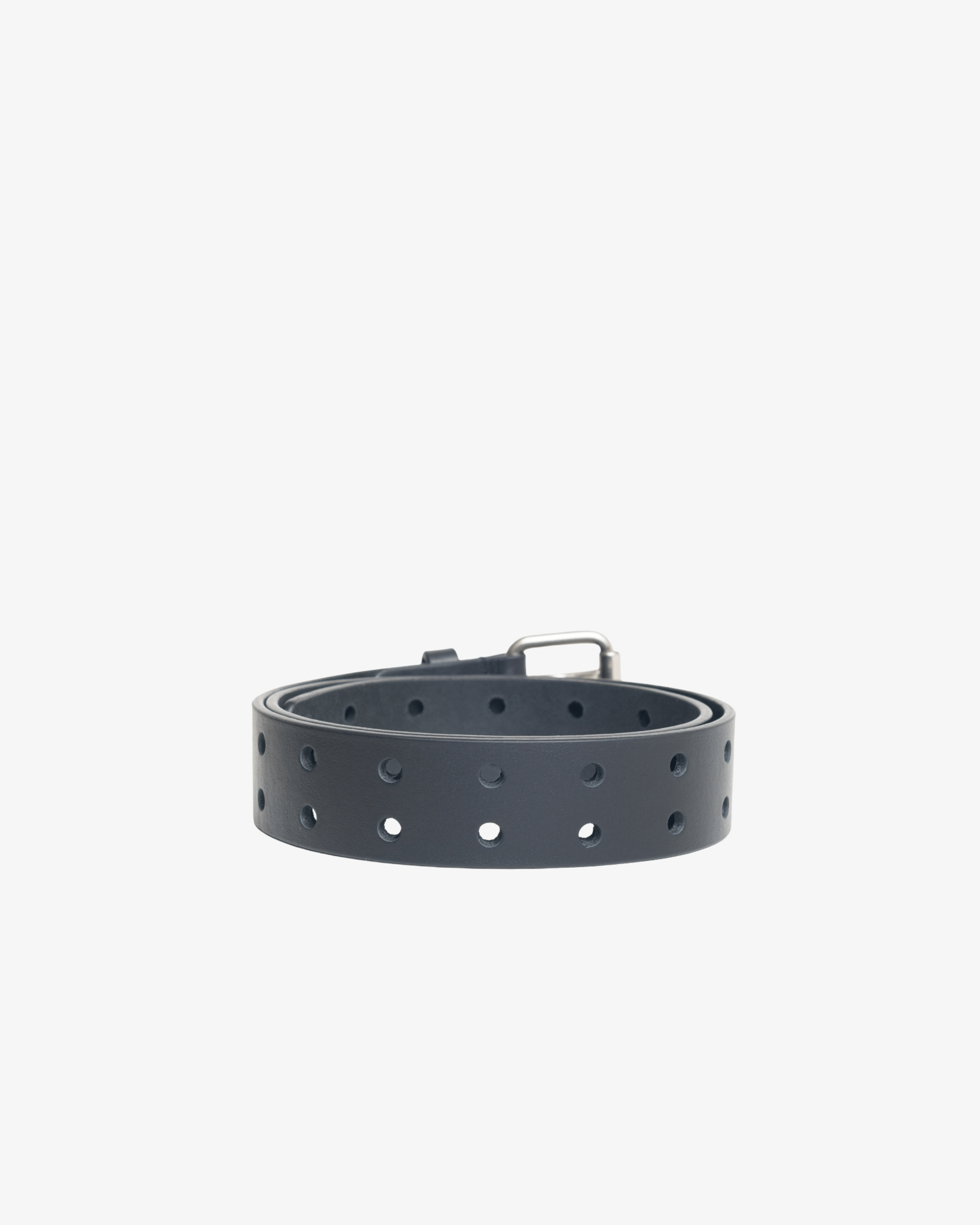 Stüssy - Men's Leather Punch Out Belt - (Black)