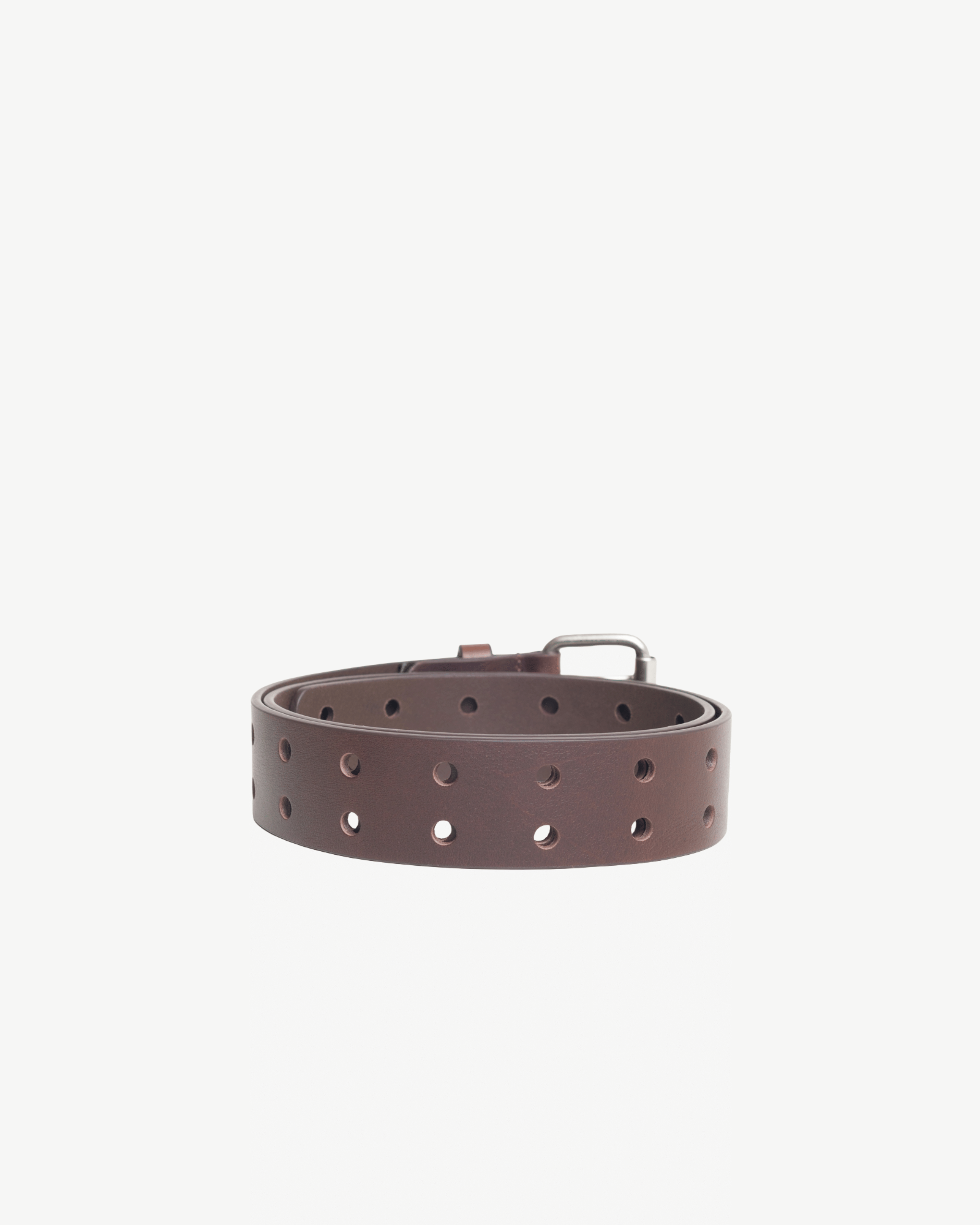 Stüssy - Men's Leather Punch Out Belt - (Brown)