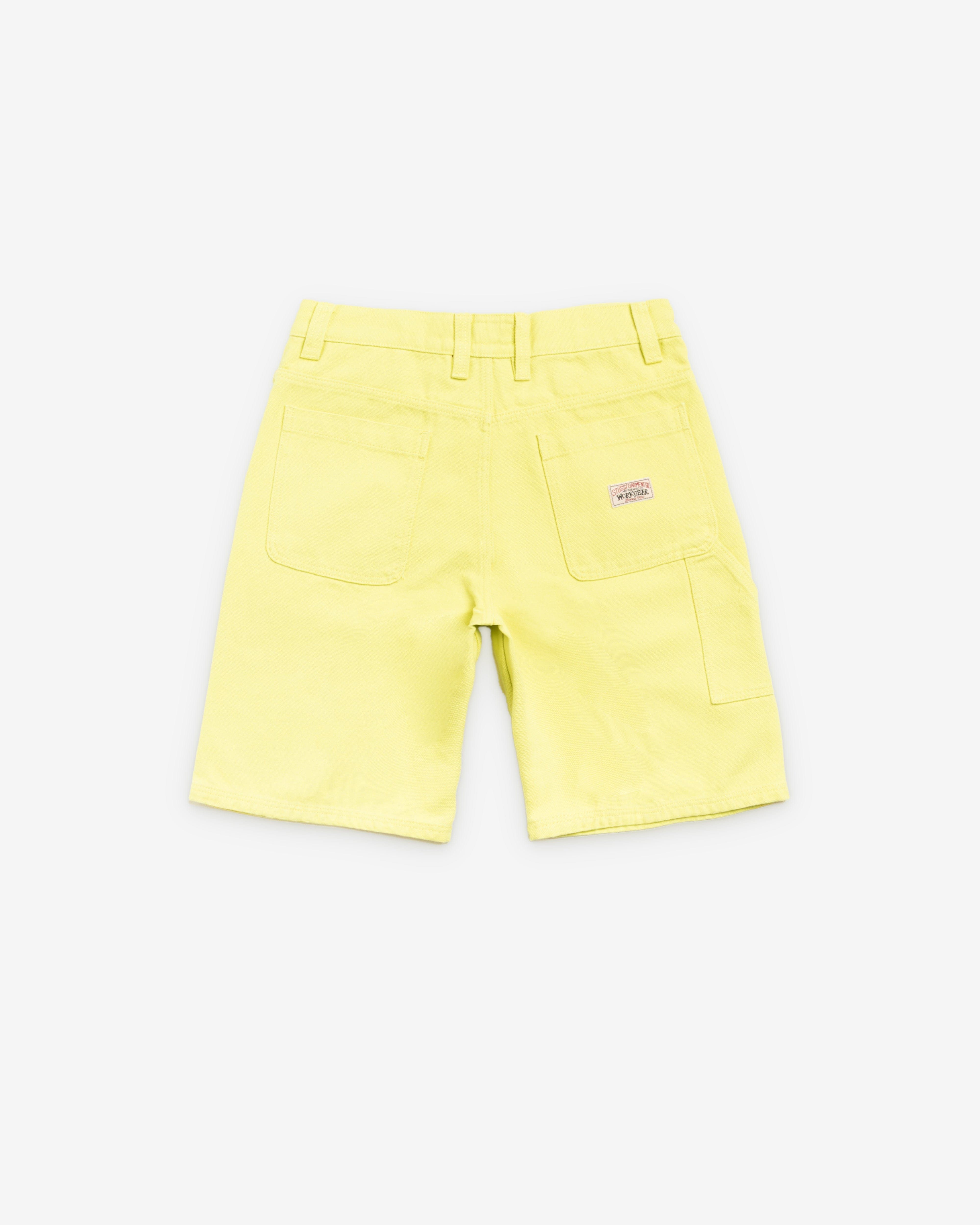 Stüssy - Men's Work Short Canvas - (Yellow)