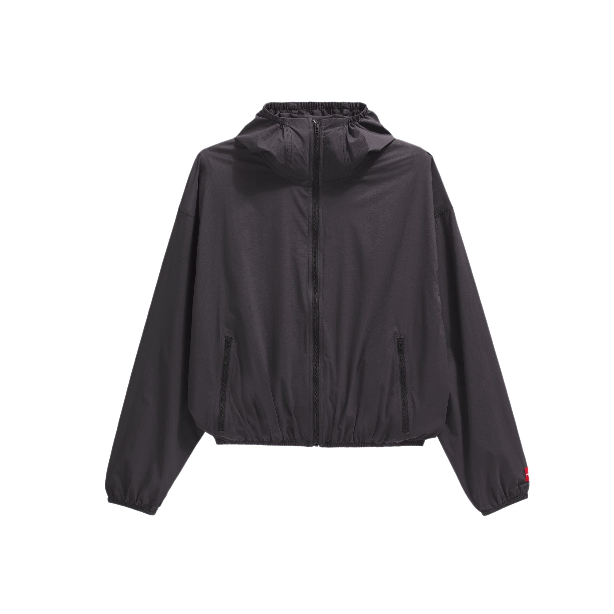 The North Face Mens Red Box Packable Hooded Wind Jacket