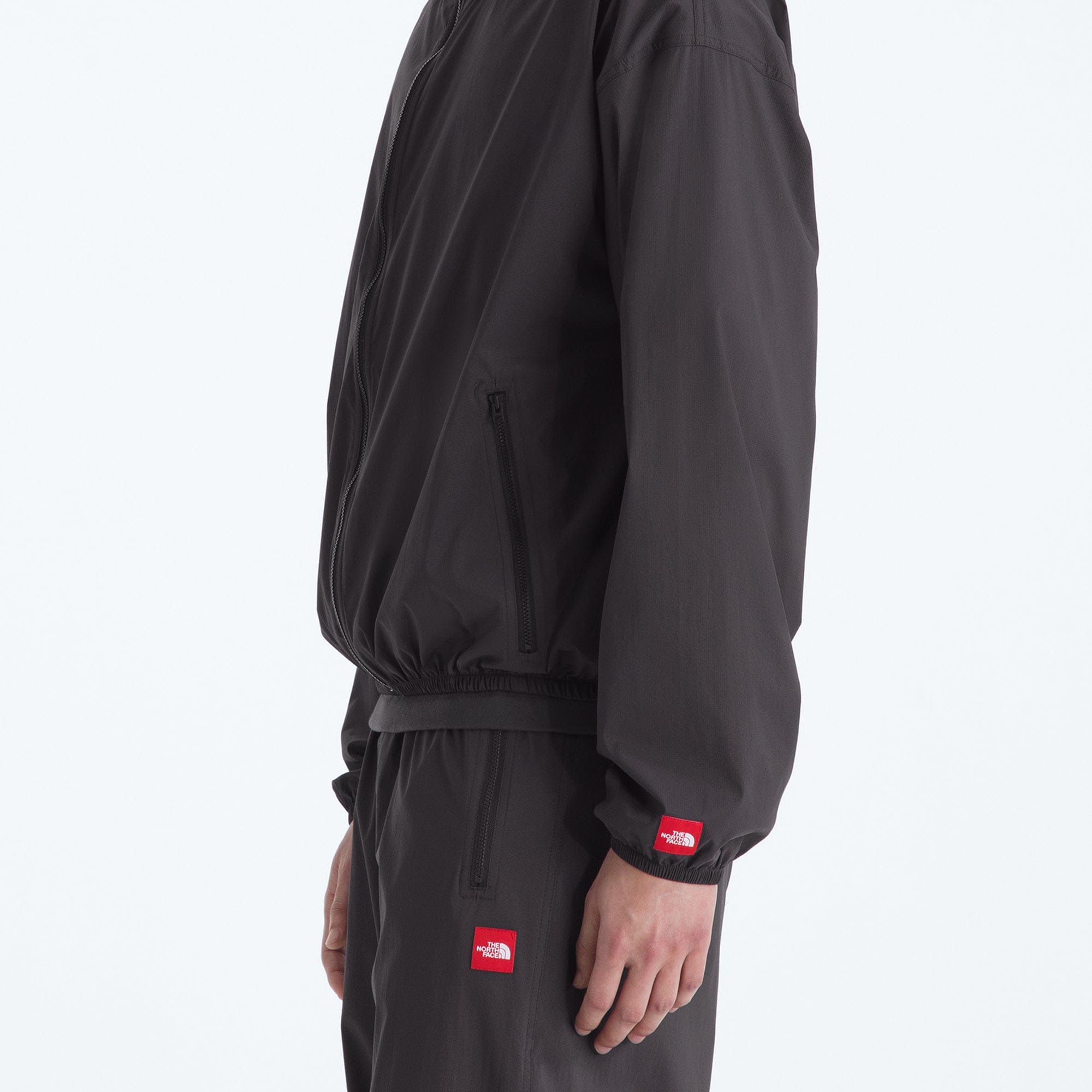The North Face Mens Red Box Packable Hooded Wind Jacket