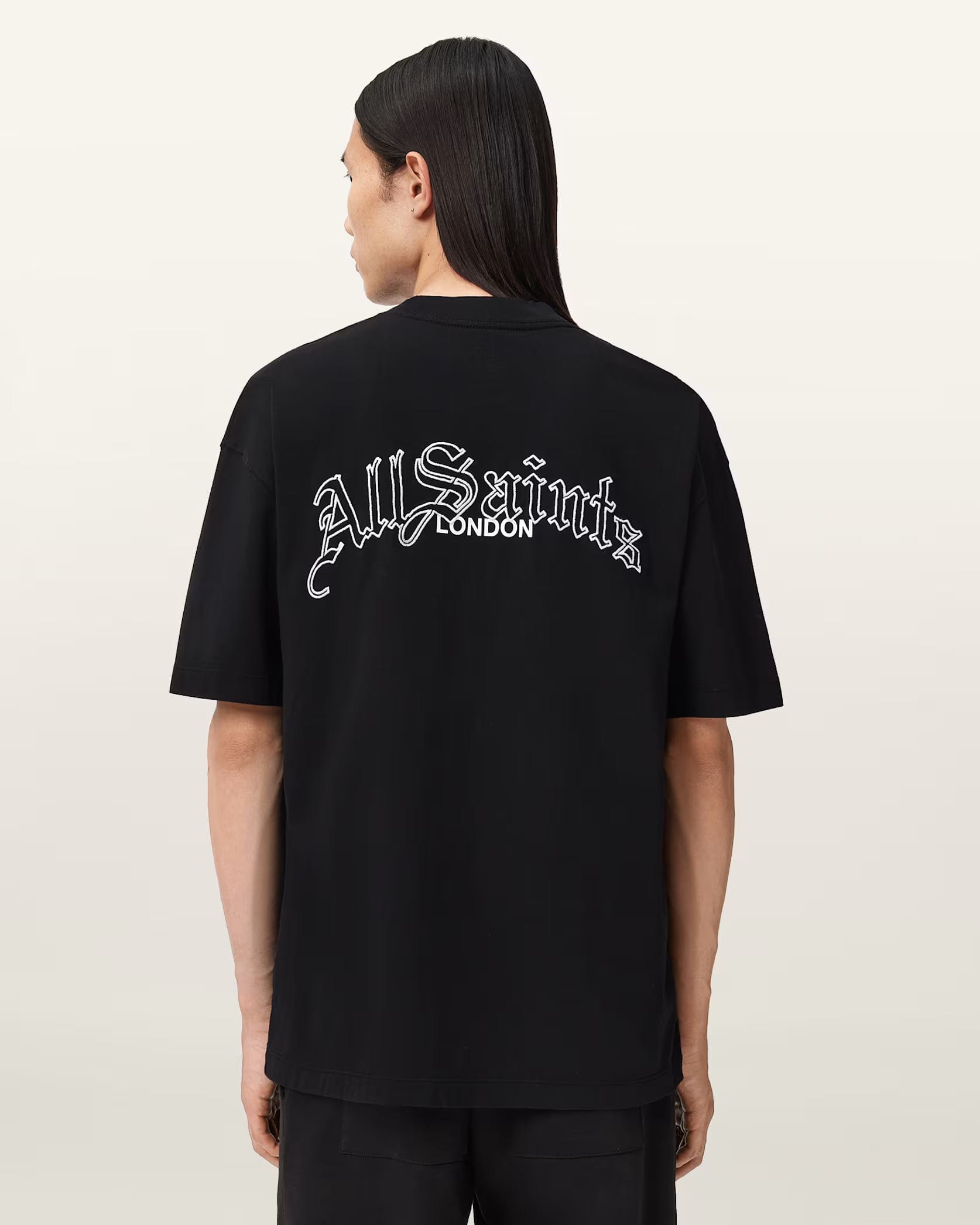 All Saints Descent Oversized Graphic T - Shirt