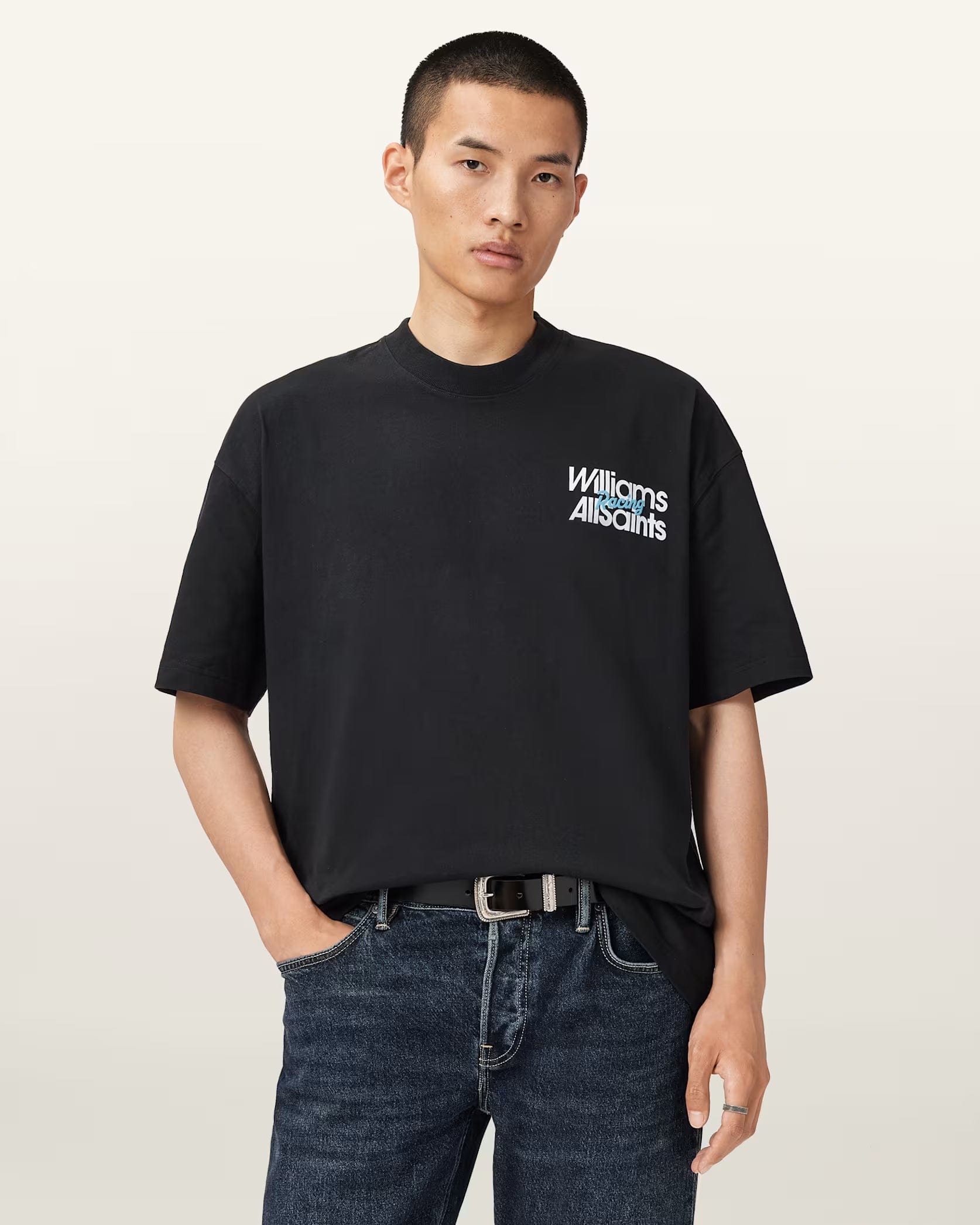 All Saints Williams x AllSaints Pole Crew Neck T - Shirt