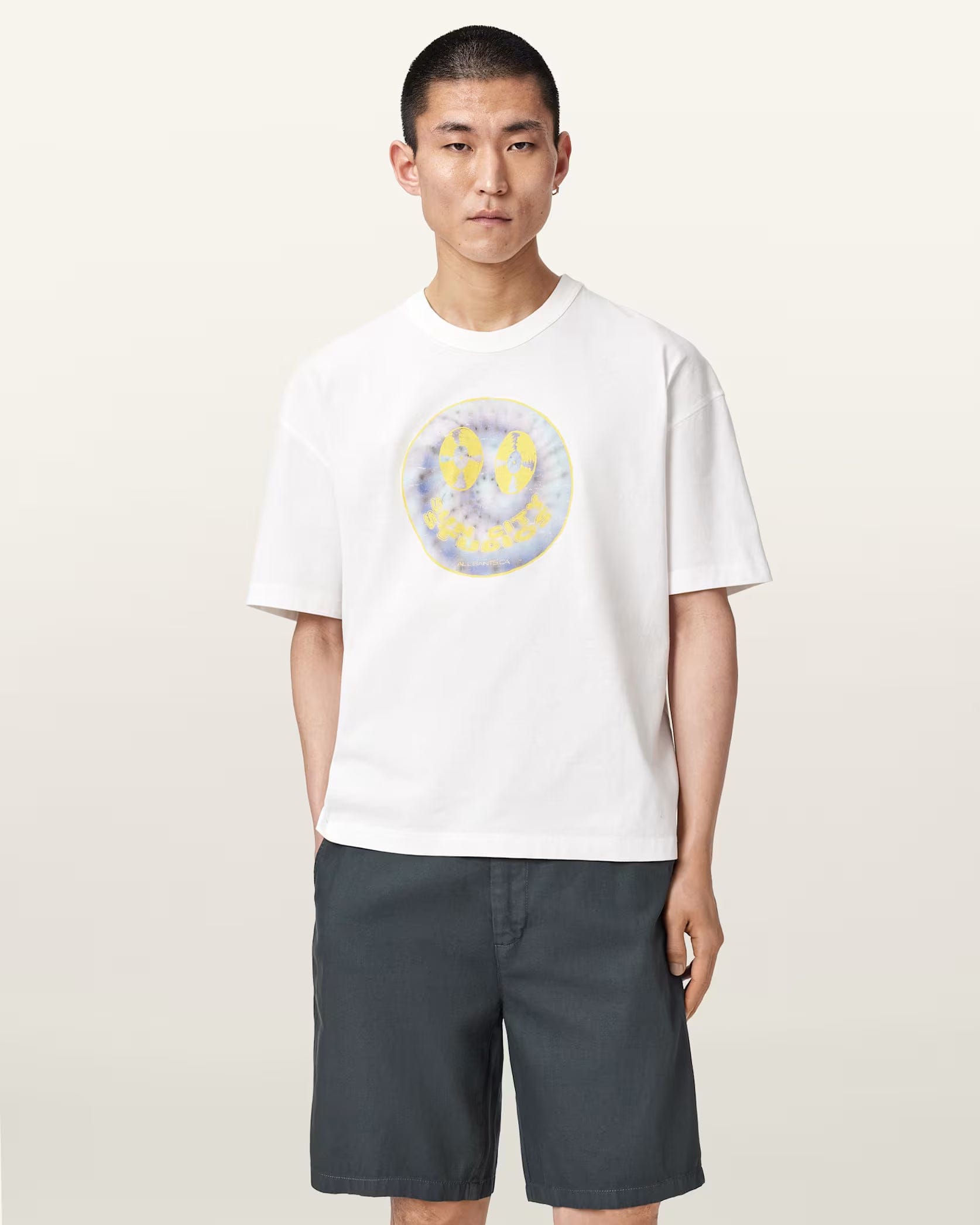 All Saints Spun Out Boxy Short Sleeve Graphic T - Shirt