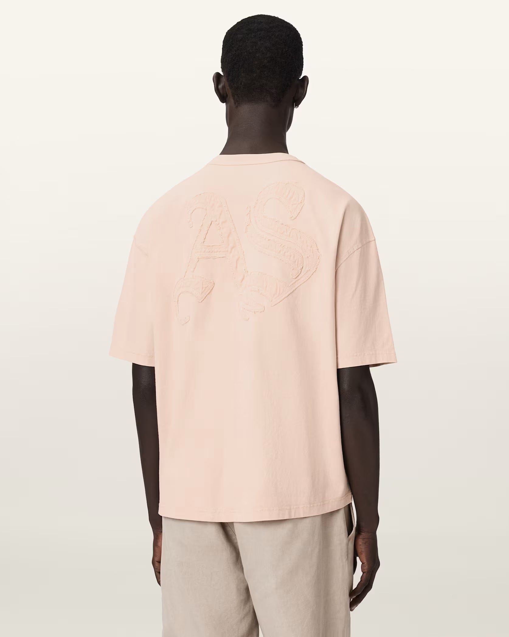All Saints Insignia Short Sleeve Cotton T - Shirt