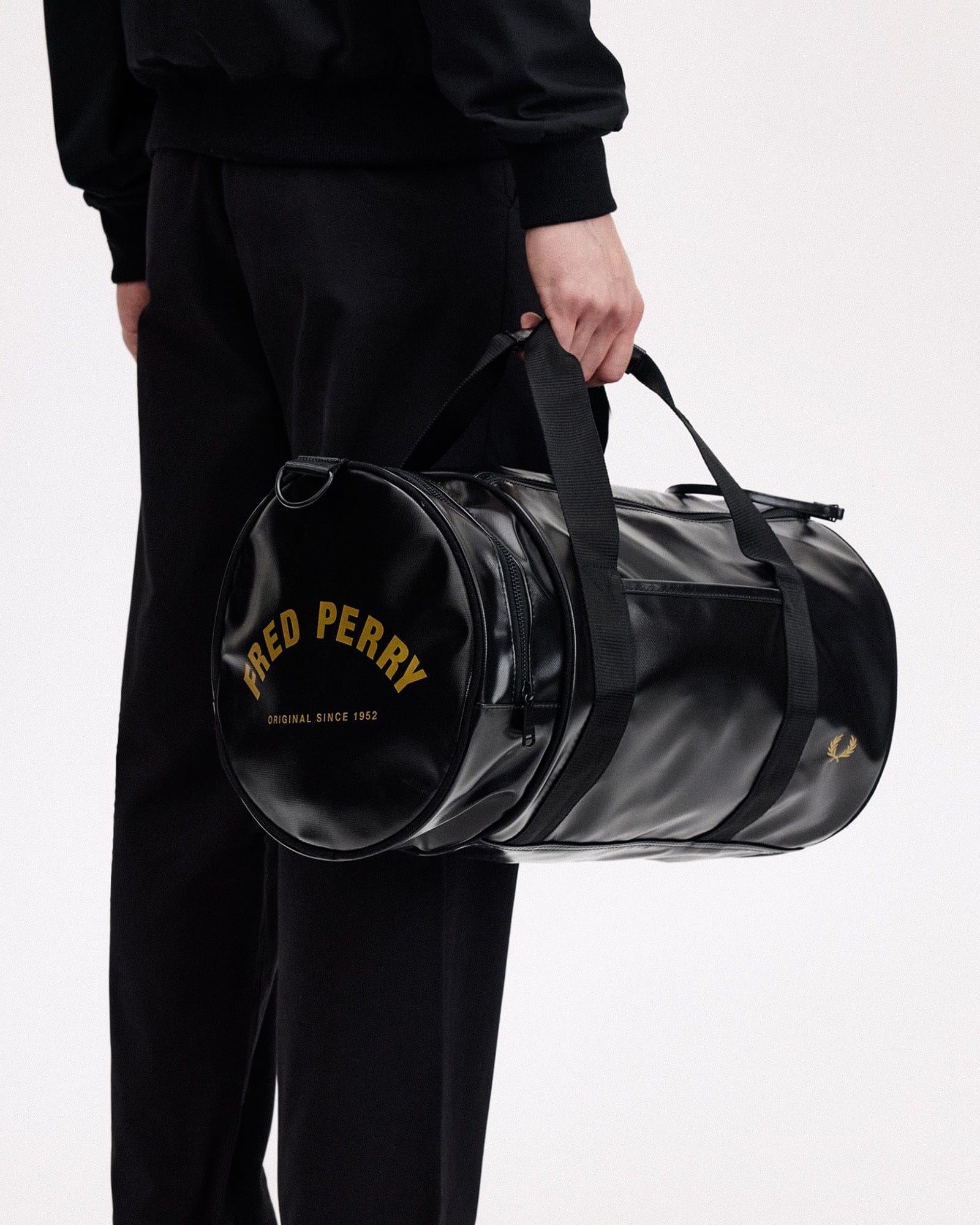 Fred Perry Tonal Classic Barrel Bag