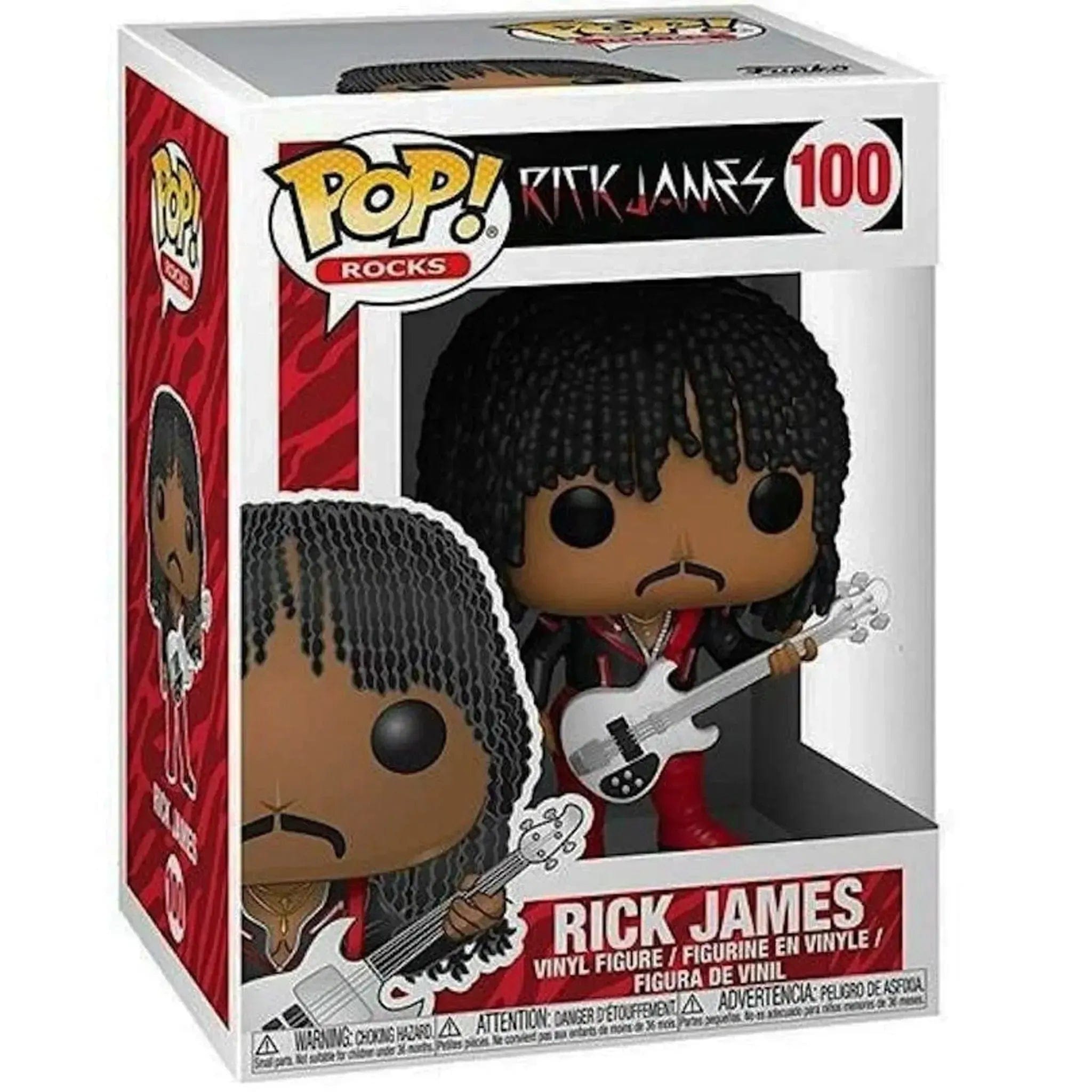 Funko Rick James - Rick James Figure (3.75") - Funko - Pop! Rocks Series (100) - (2018)