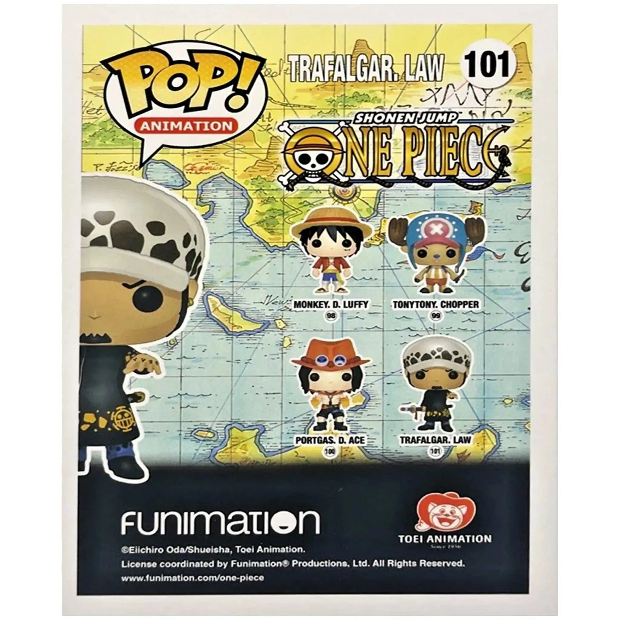 Funko One Piece - Trafalgar Law Figure (3.75") - Funko - Pop! Animation Series (101) - (2016)