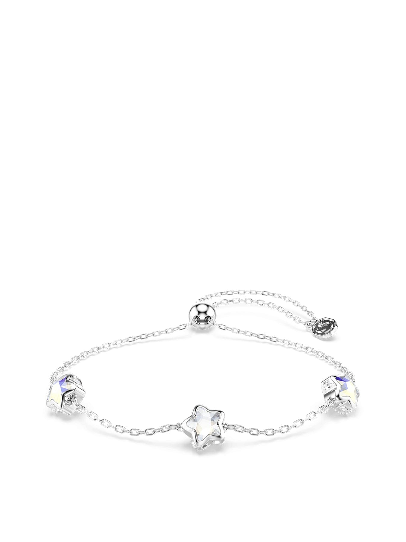 Swarovski Chroma Silver Charm Bracelet