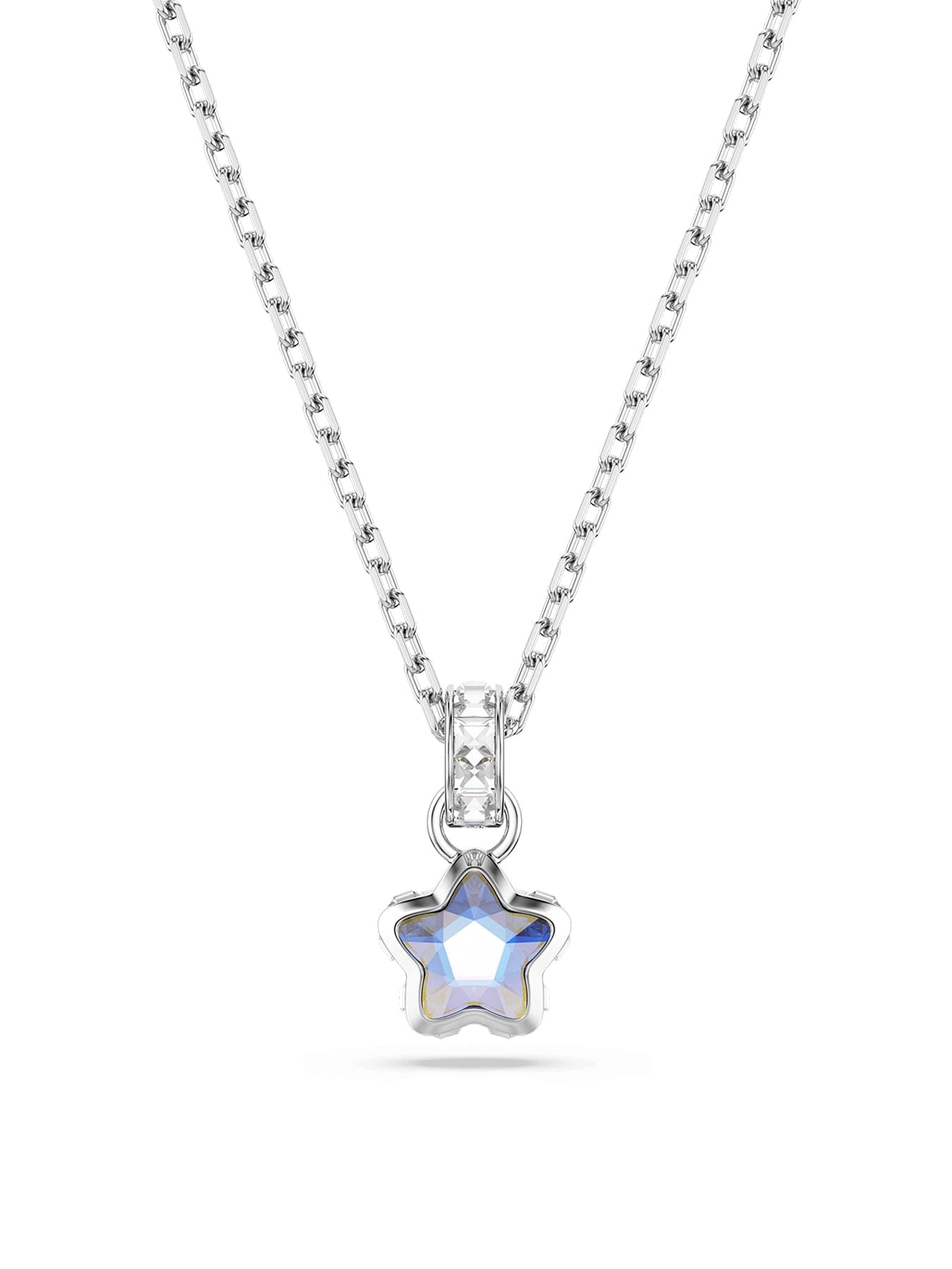 Swarovski Chroma Silver Pendant Necklace