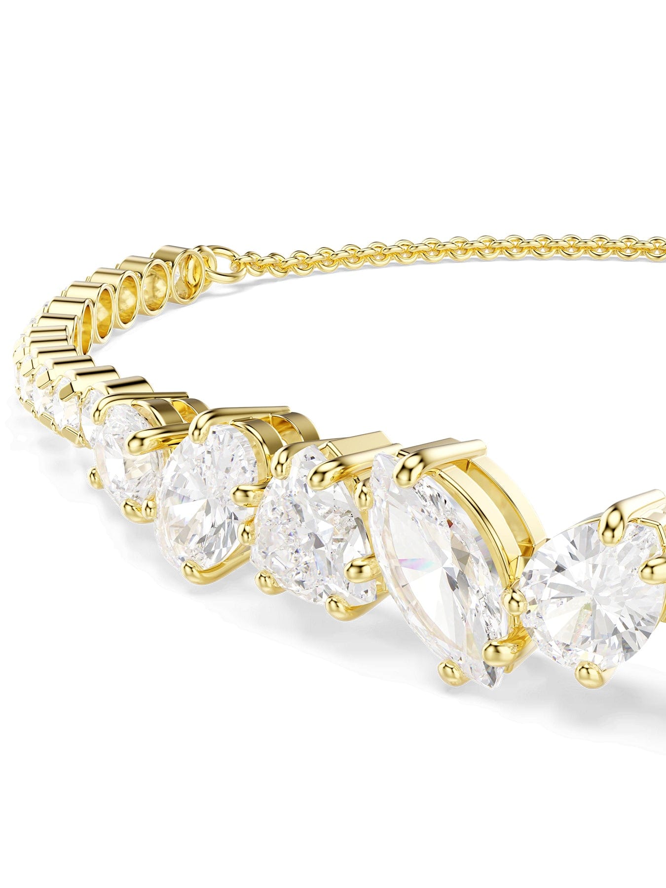 Swarovski Mesmera Chain Bracelet Gold