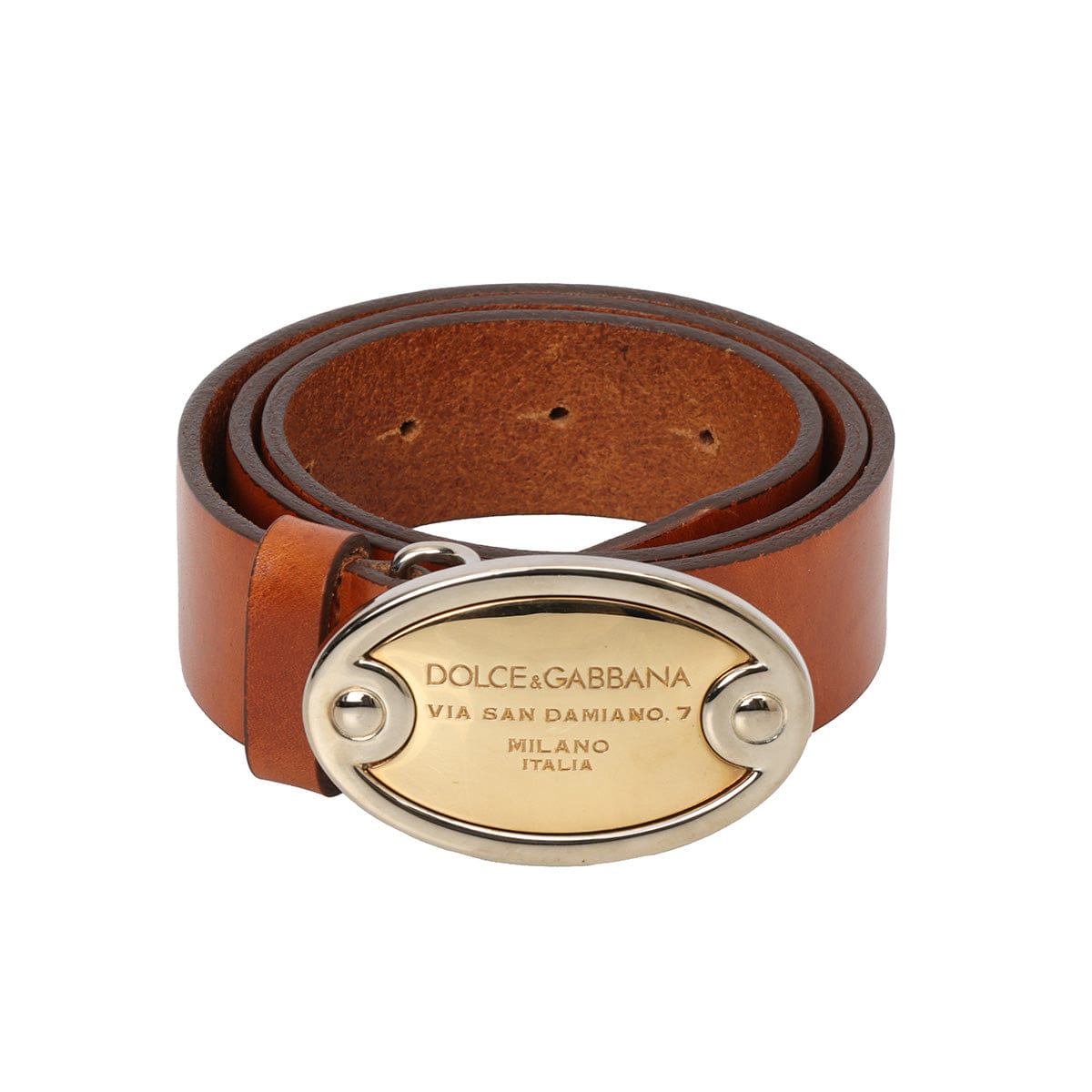 Dolce & Gabbana Tan Leather Belt size 30