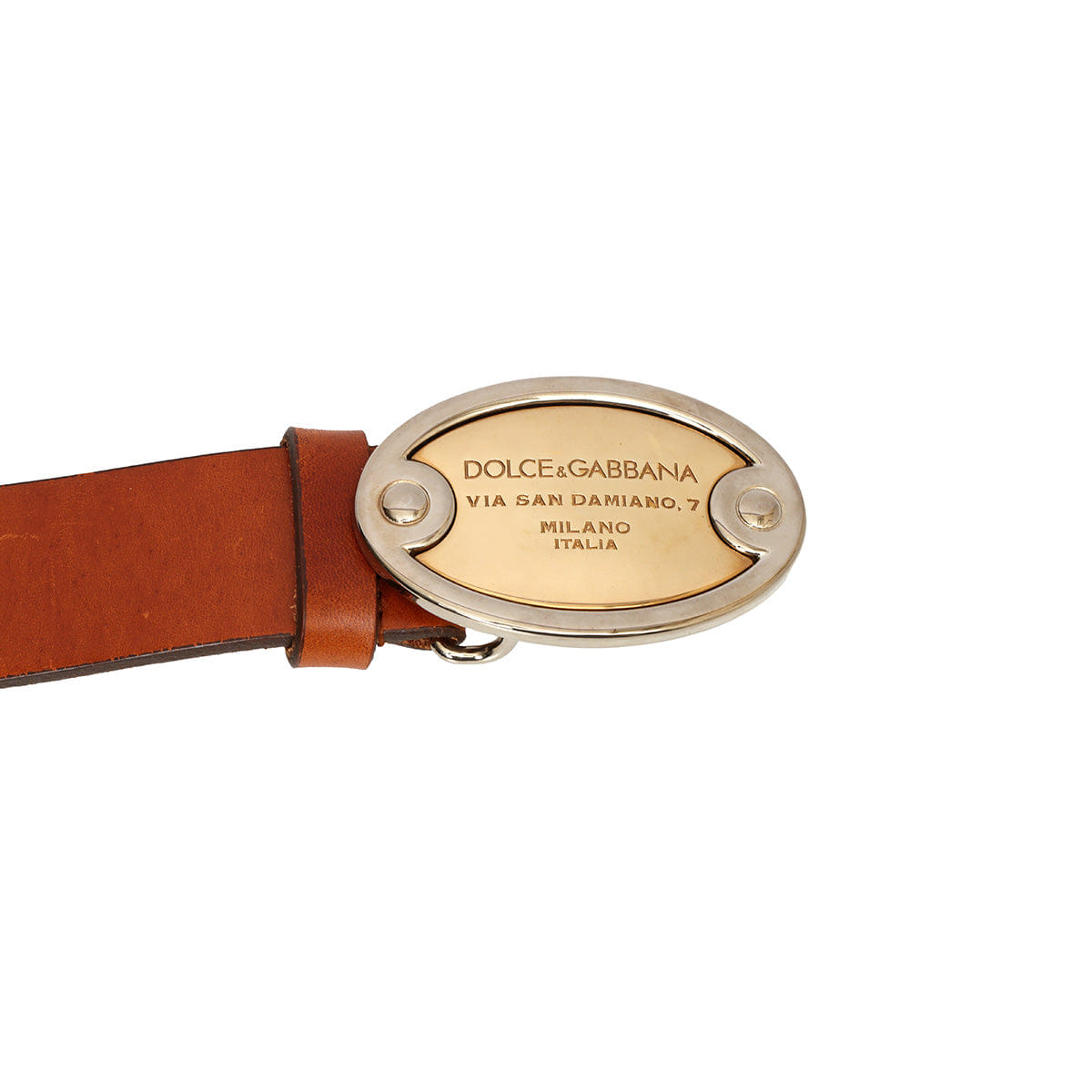 Dolce & Gabbana Tan Leather Belt size 30