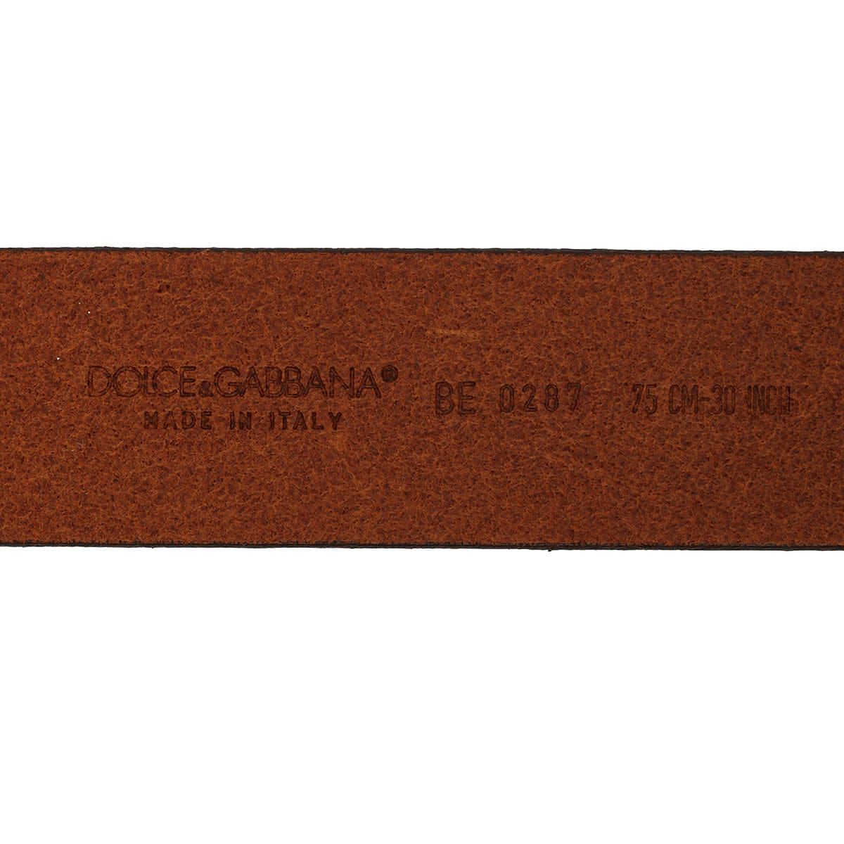 Dolce & Gabbana Tan Leather Belt size 30