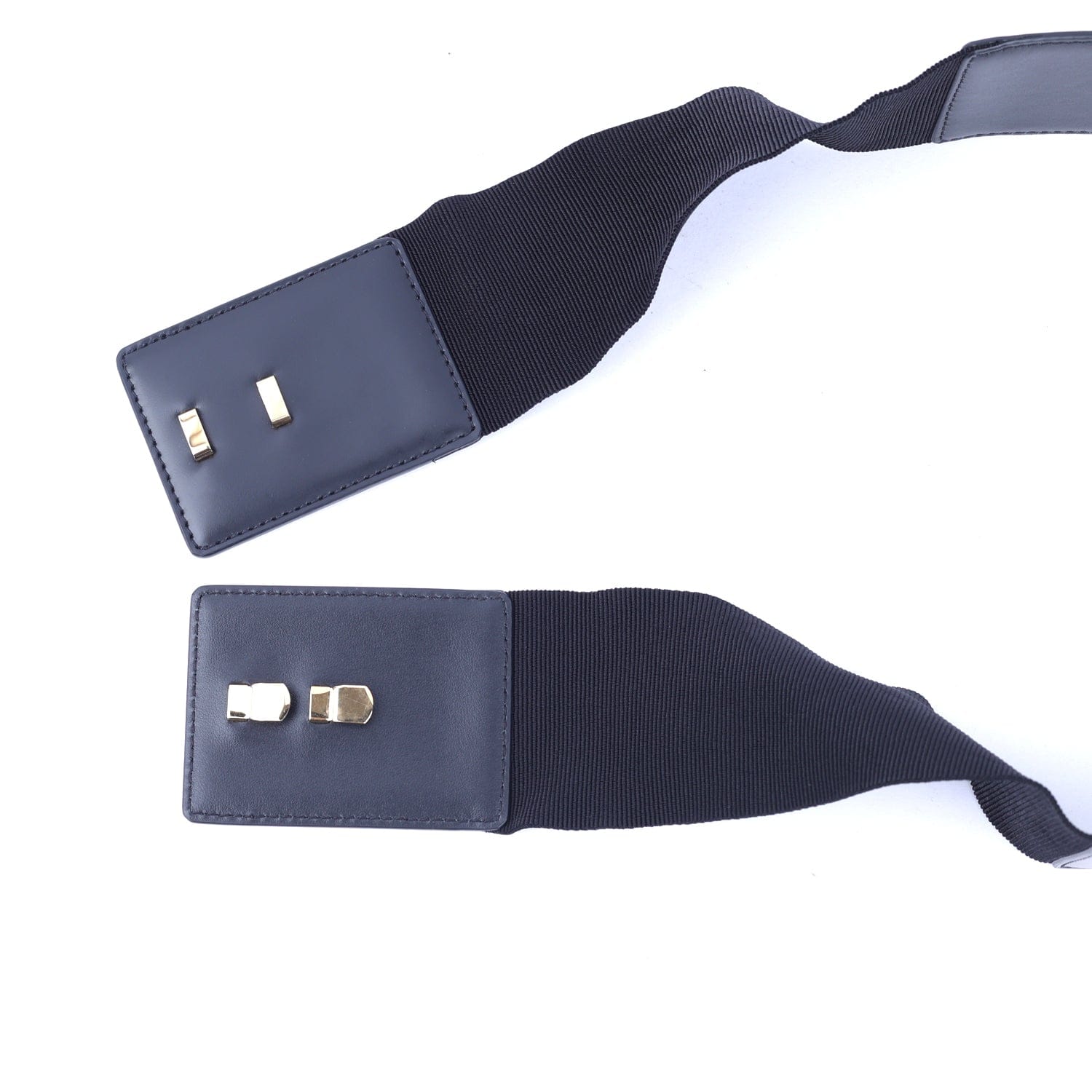 Dolce & Gabbana Leather and Elastic DG Logo Belt