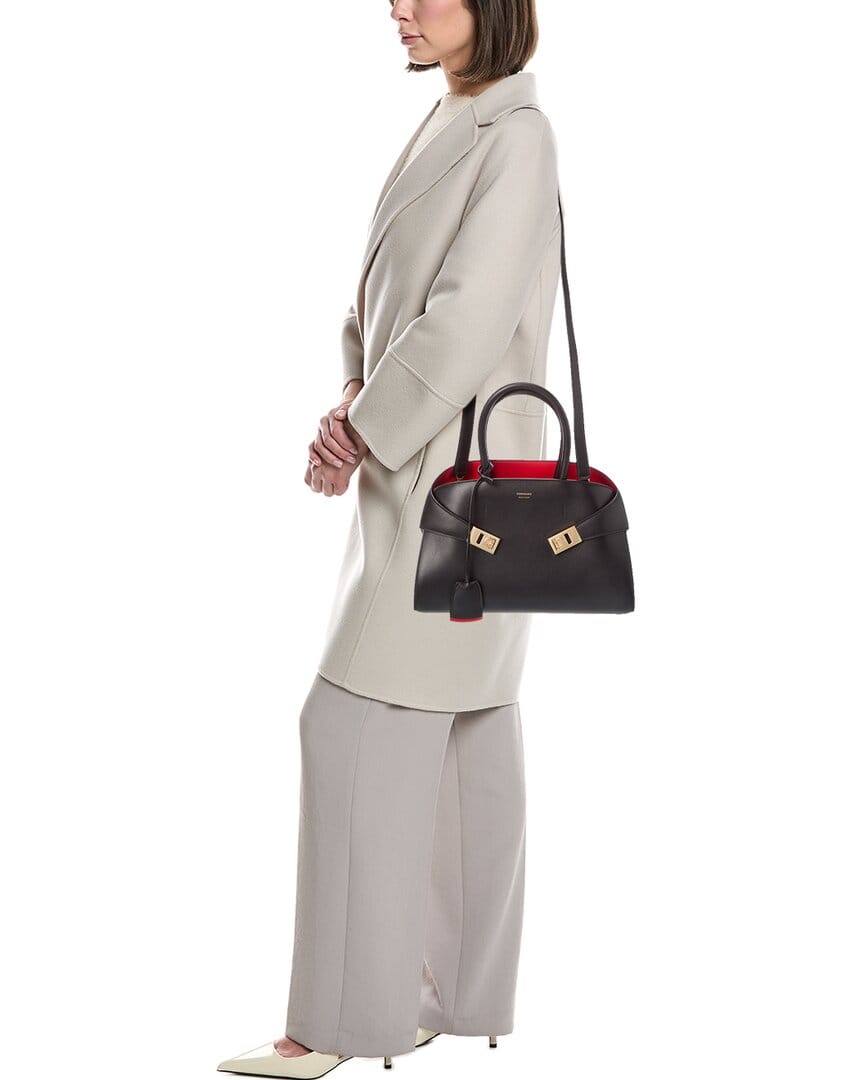 Ferragamo Hug Small Leather Satchel