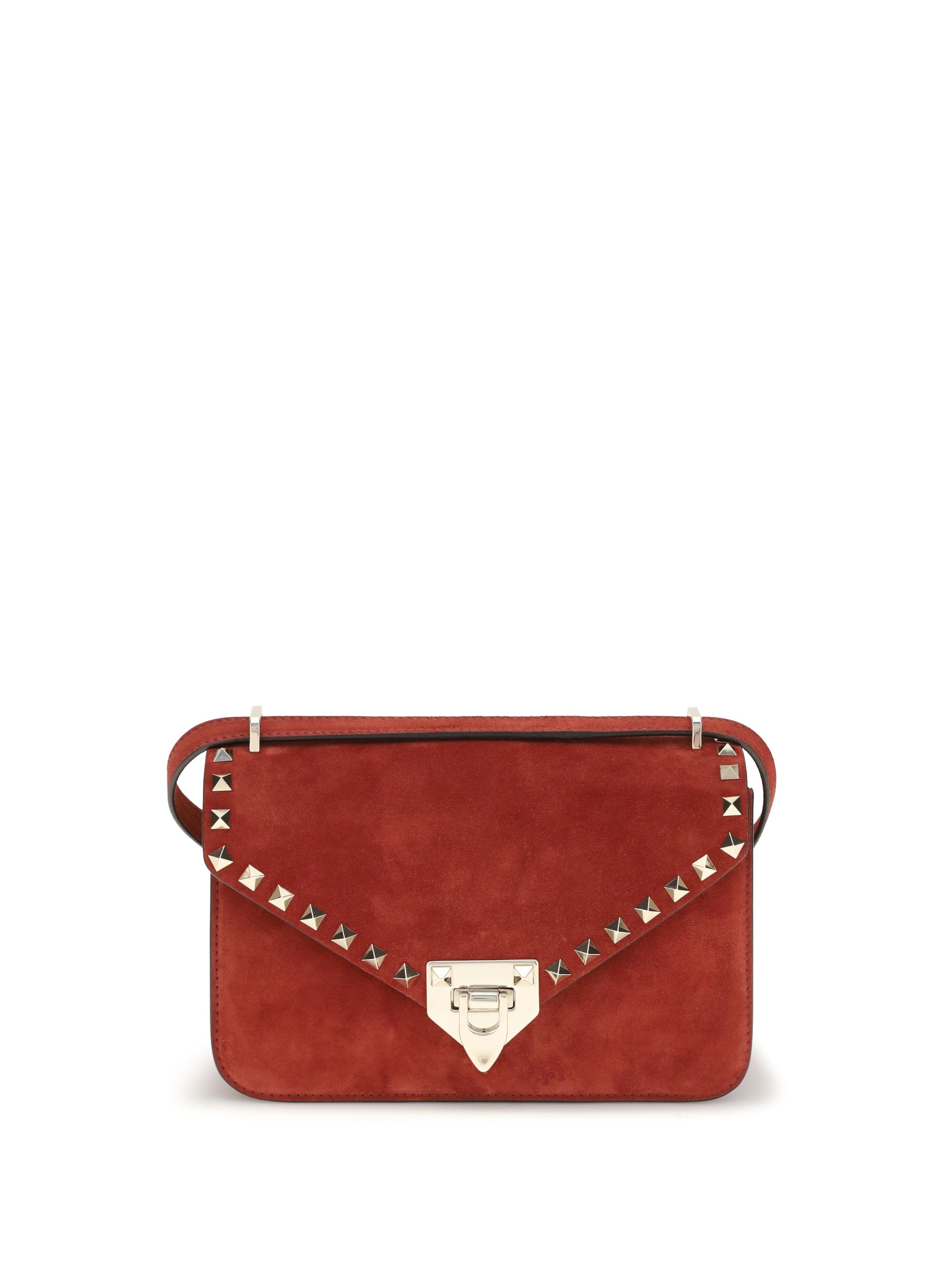 Valentino Garavani Rockstud Mini Shoulder Bag — Red
