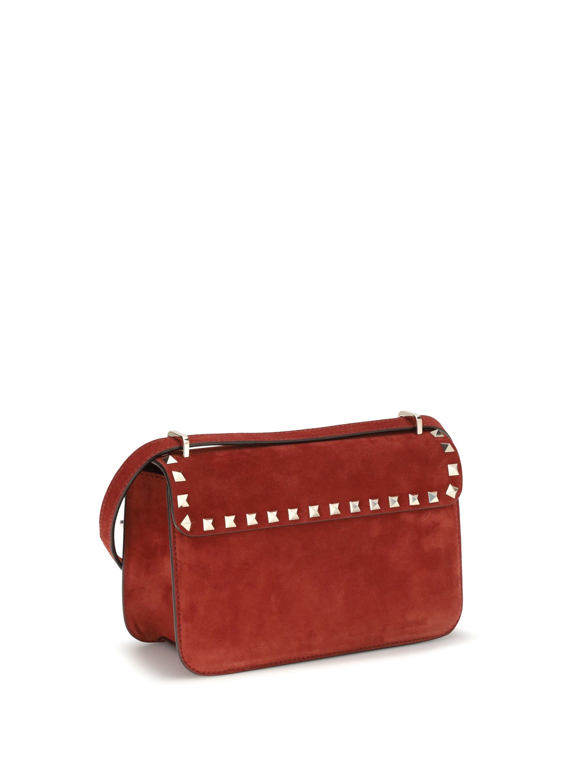 Valentino Garavani Rockstud Mini Shoulder Bag — Red