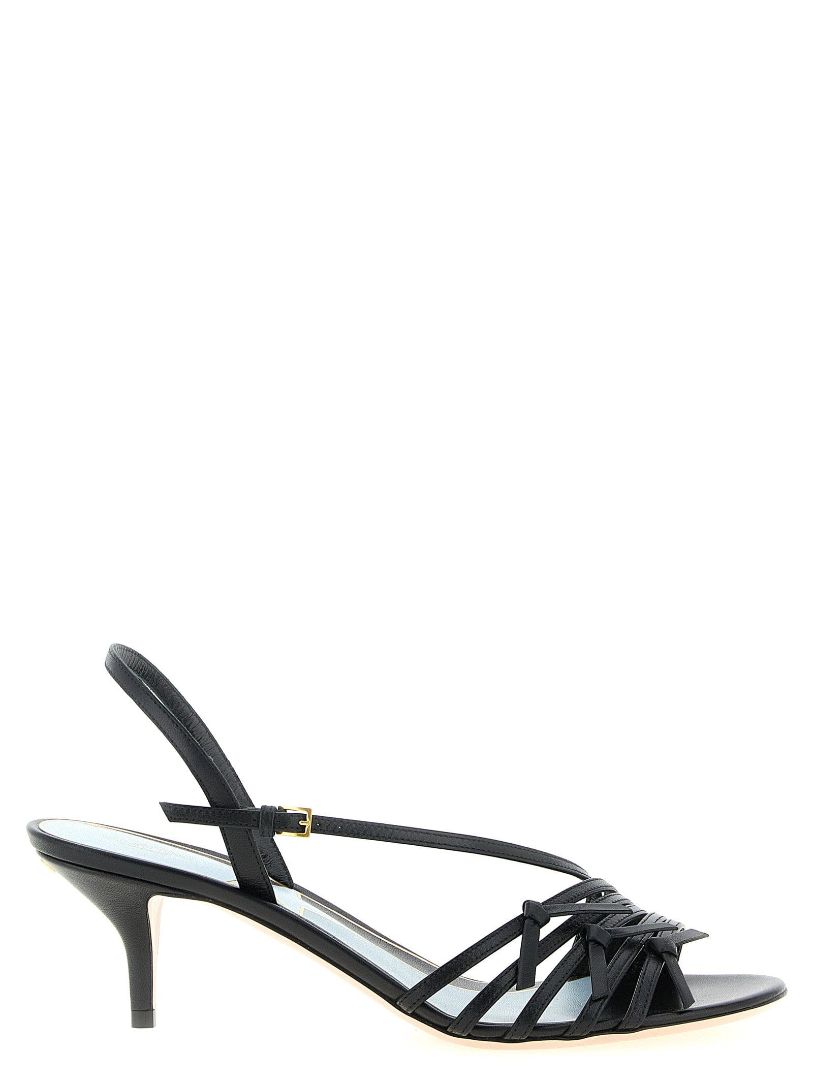 Valentino Garavani Nodine Sandal Heel — Black