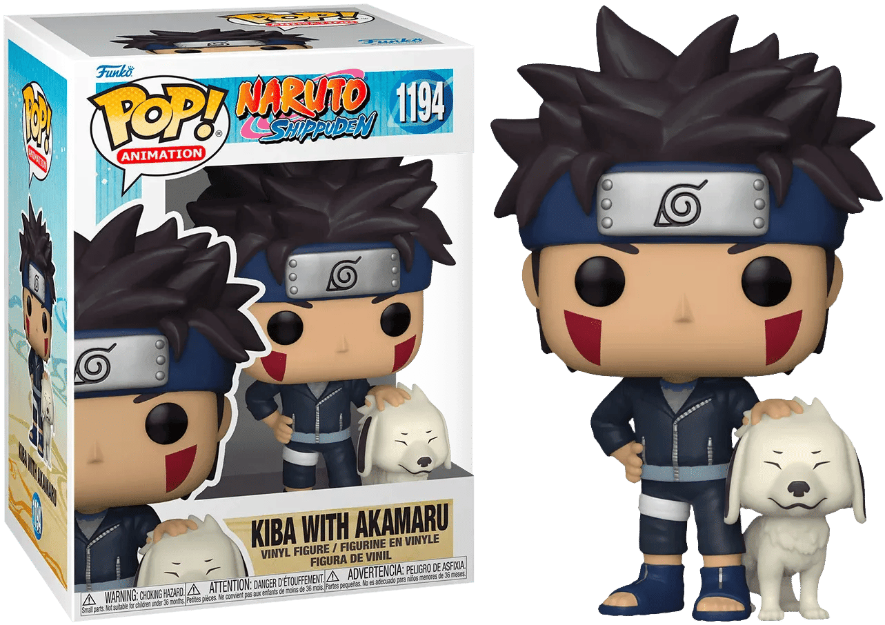 Funko Naruto: Shippuden - Kiba with Akamaru Pop! Vinyl