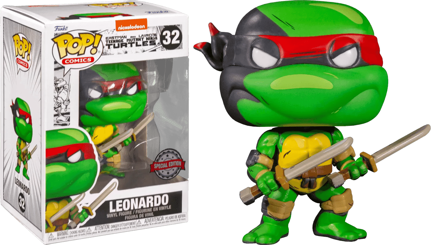 Funko Teenage Mutant Ninja Turtles (Comic) - Leonardo US Exclusive Pop! Vinyl