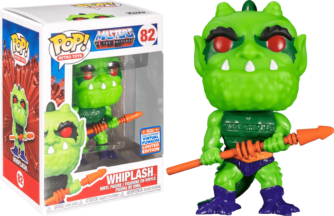 Funko Masters of the Universe - Whiplash SDCC 2021 US Exclusive Pop! Vinyl