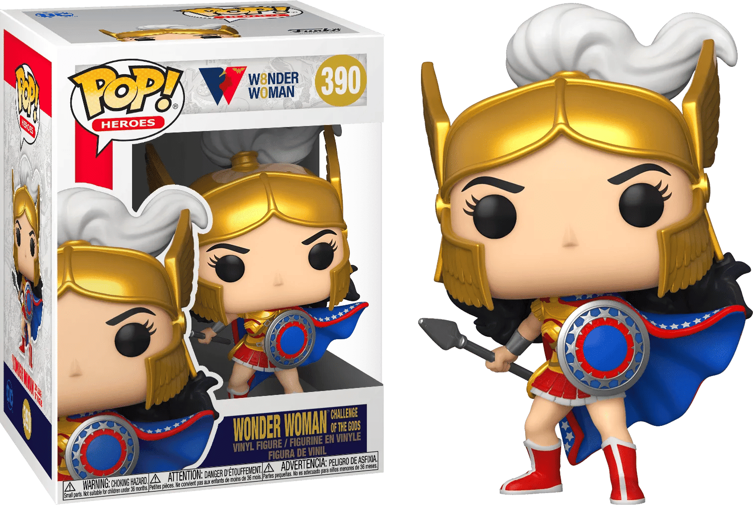 Funko Wonder Woman - Challenge of the Gods 80th Anniversary Pop! Vinyl