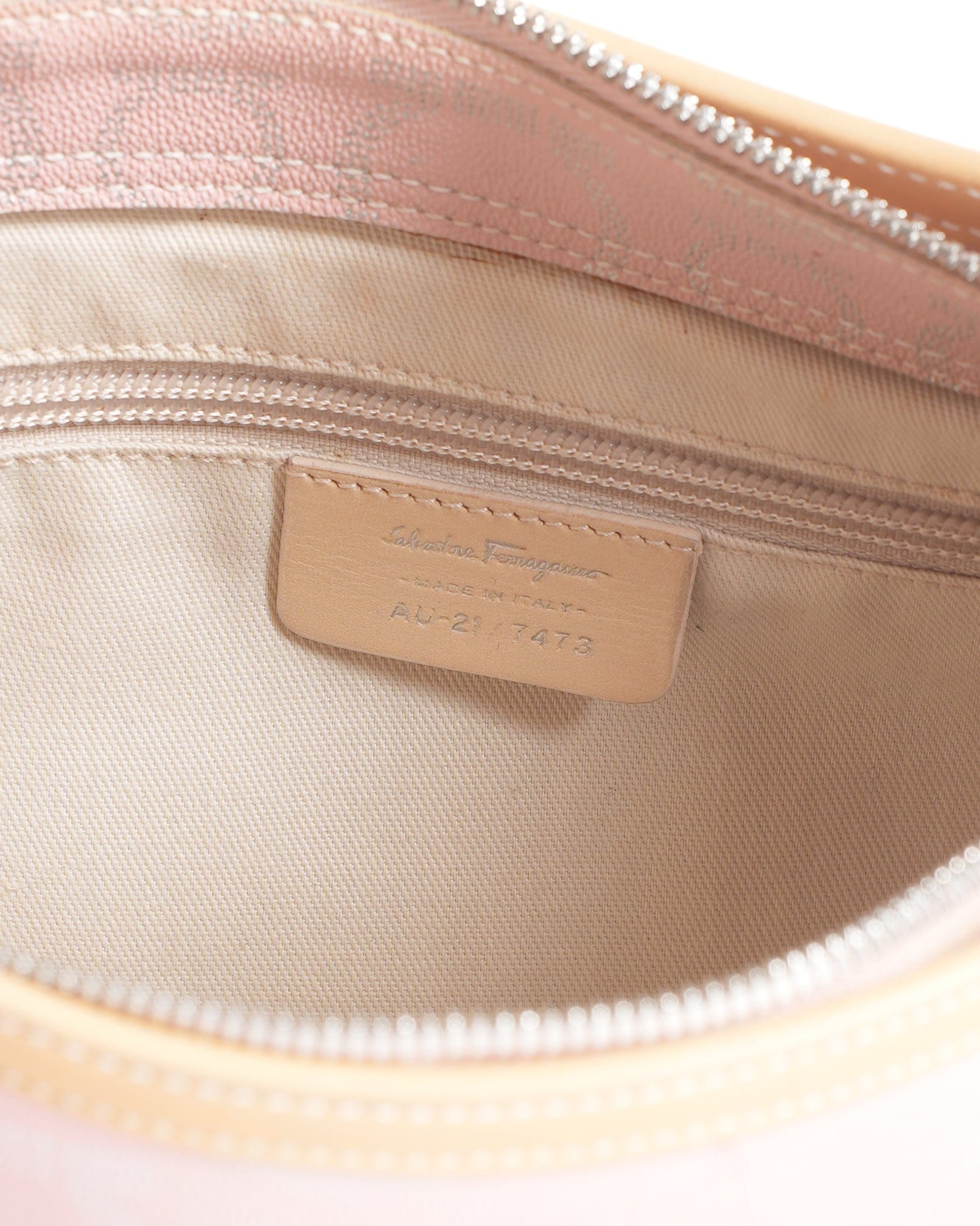 Salvatore ferragamo gancini pink bag