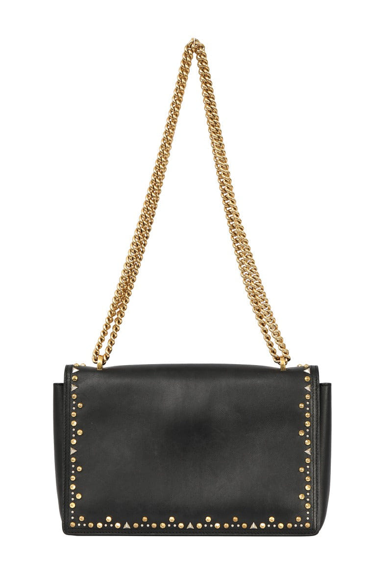 Salvatore Ferragamo Vara Ribbon Studded Chain Shoulder Bag