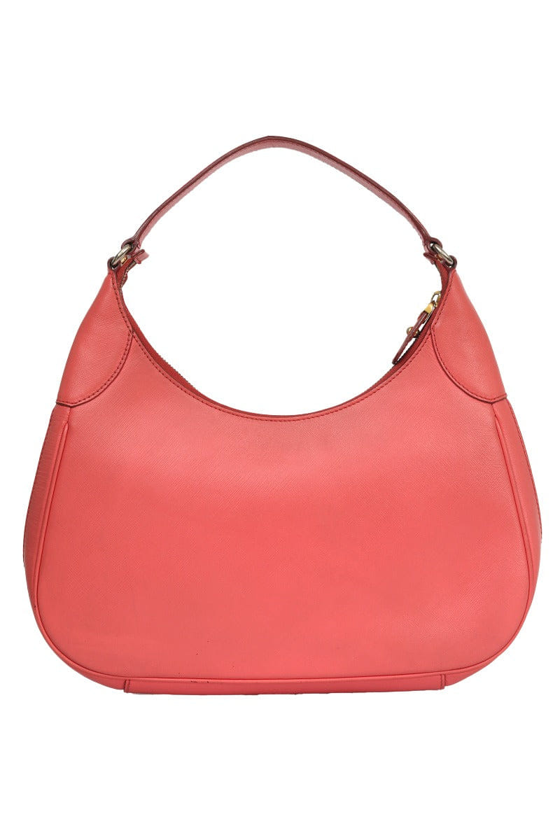 Salvatore Ferragamo Petunia Bright Red Leather Shoulder Bag