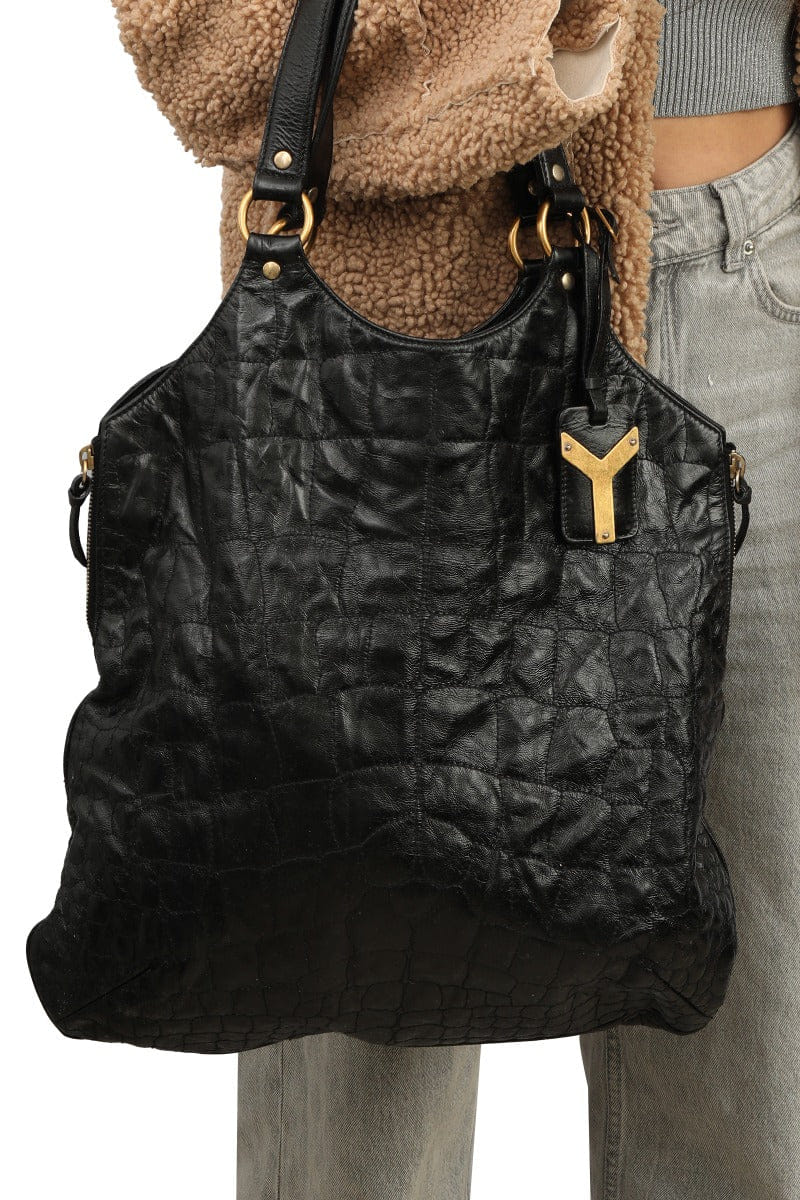 Salvatore Ferragamo Petunia Saffron Leather Shoulder Bag