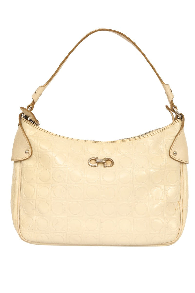 Salvatore Ferragamo Leather Hobo Shoulder Bag