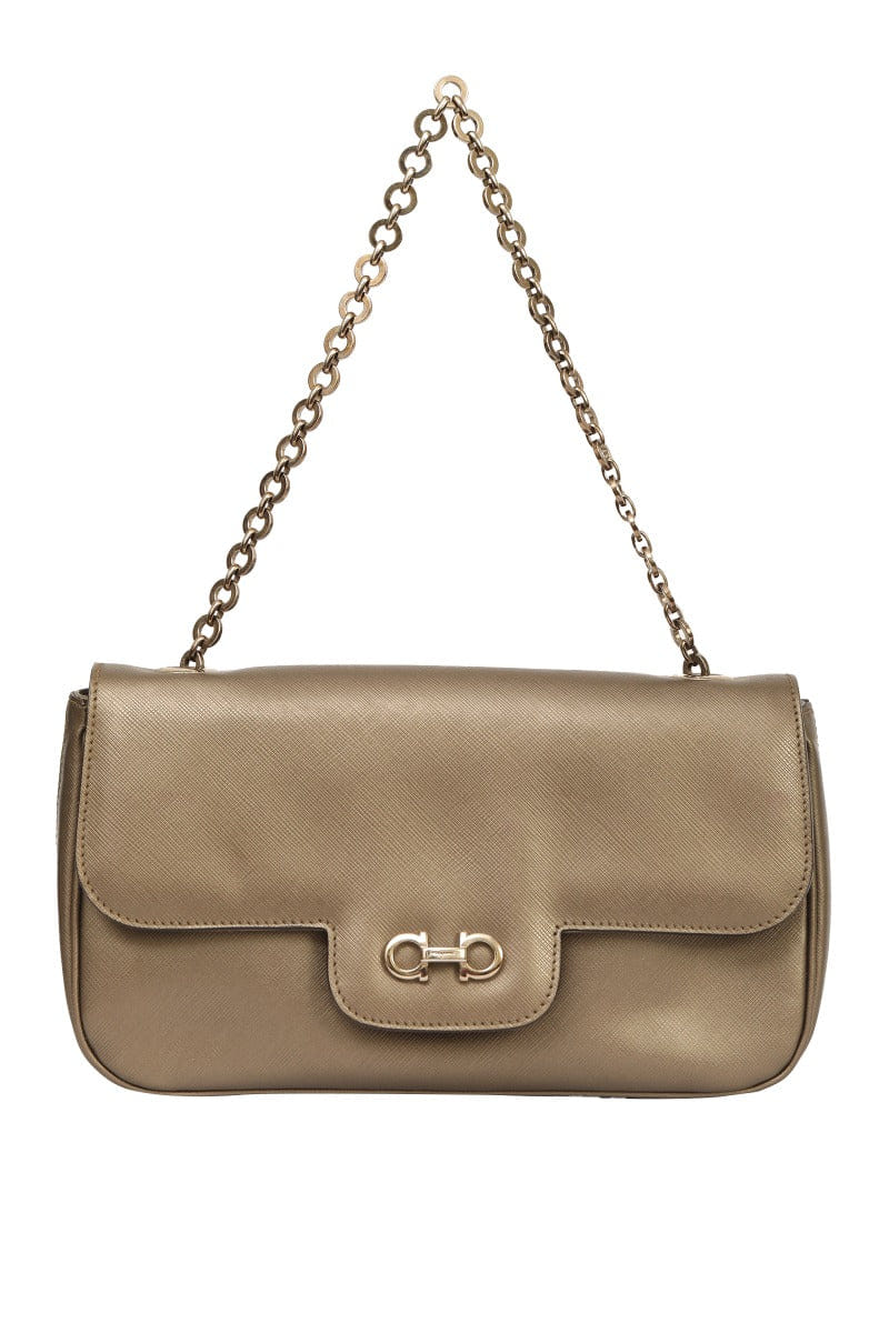 Salvatore Ferragamo Gancini Shoulder Bag Rt184 - 1004
