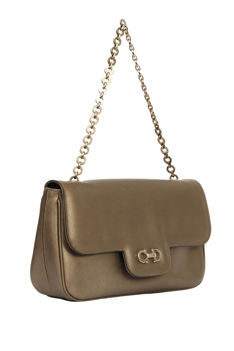 Salvatore Ferragamo Gancini Shoulder Bag Rt184 - 1004