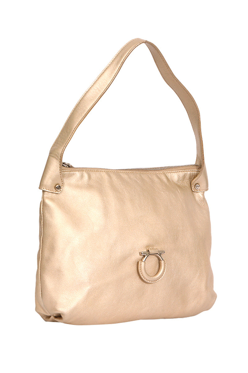 Salvatore Ferragamo Auth Gancini Shoulder Bag