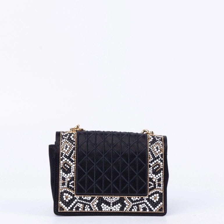 Salvatore Ferragamo Ferragamo Ginny Studded Top Handle Shoulder Bag