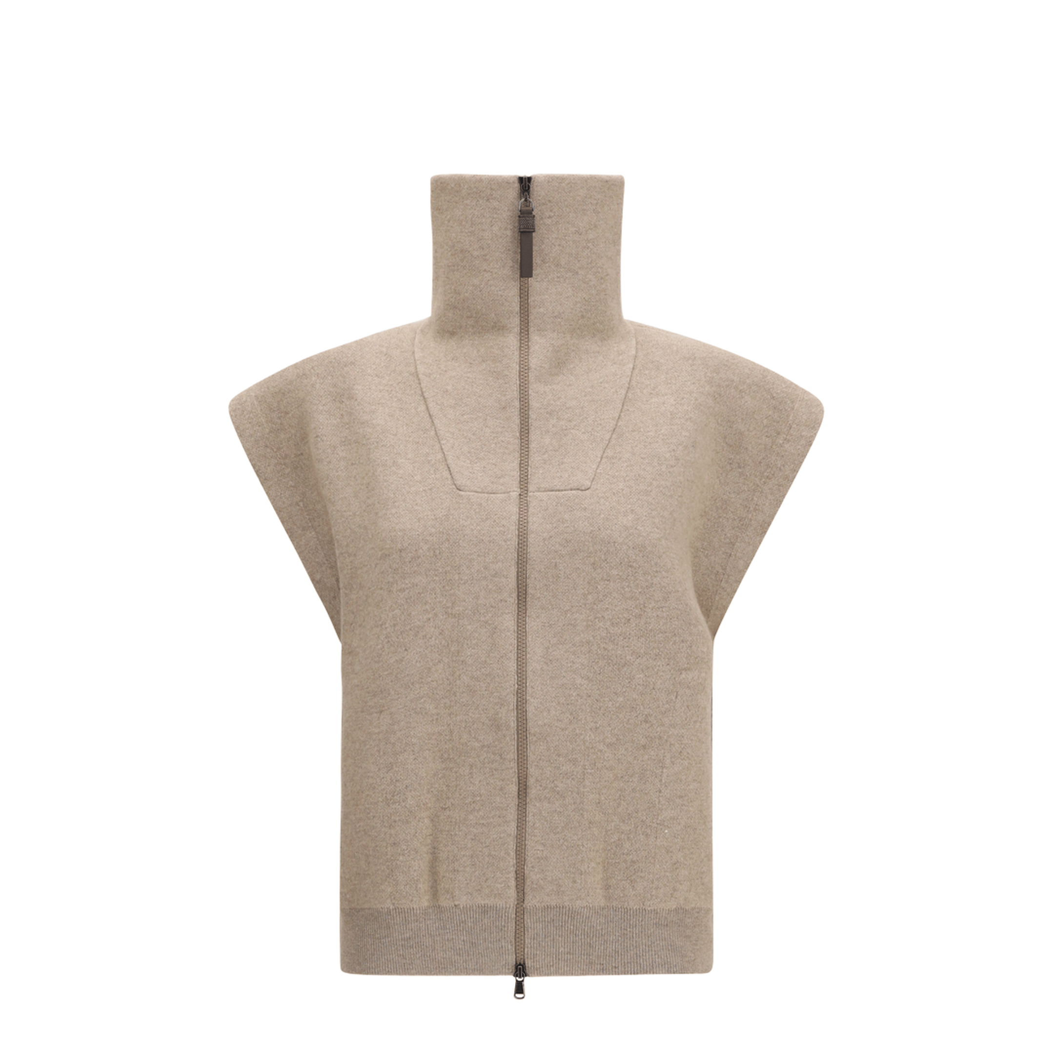 Brunello Cucinelli High - Neck Zip Cardigan