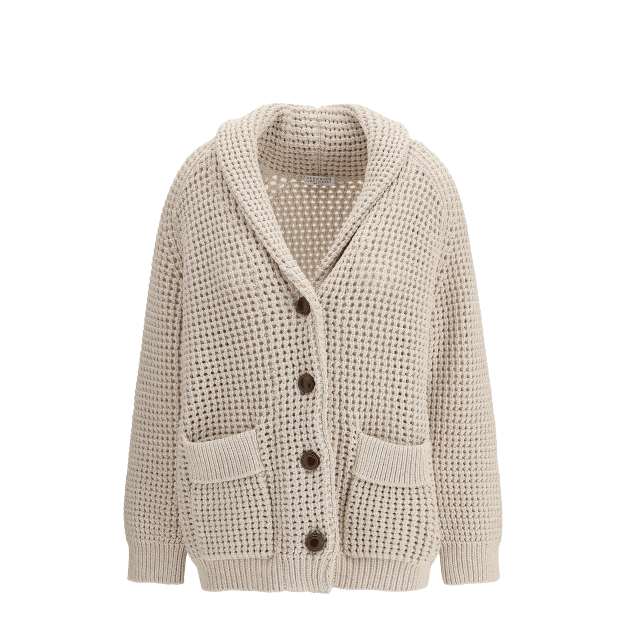 Brunello Cucinelli Cotton Feather Cardigan