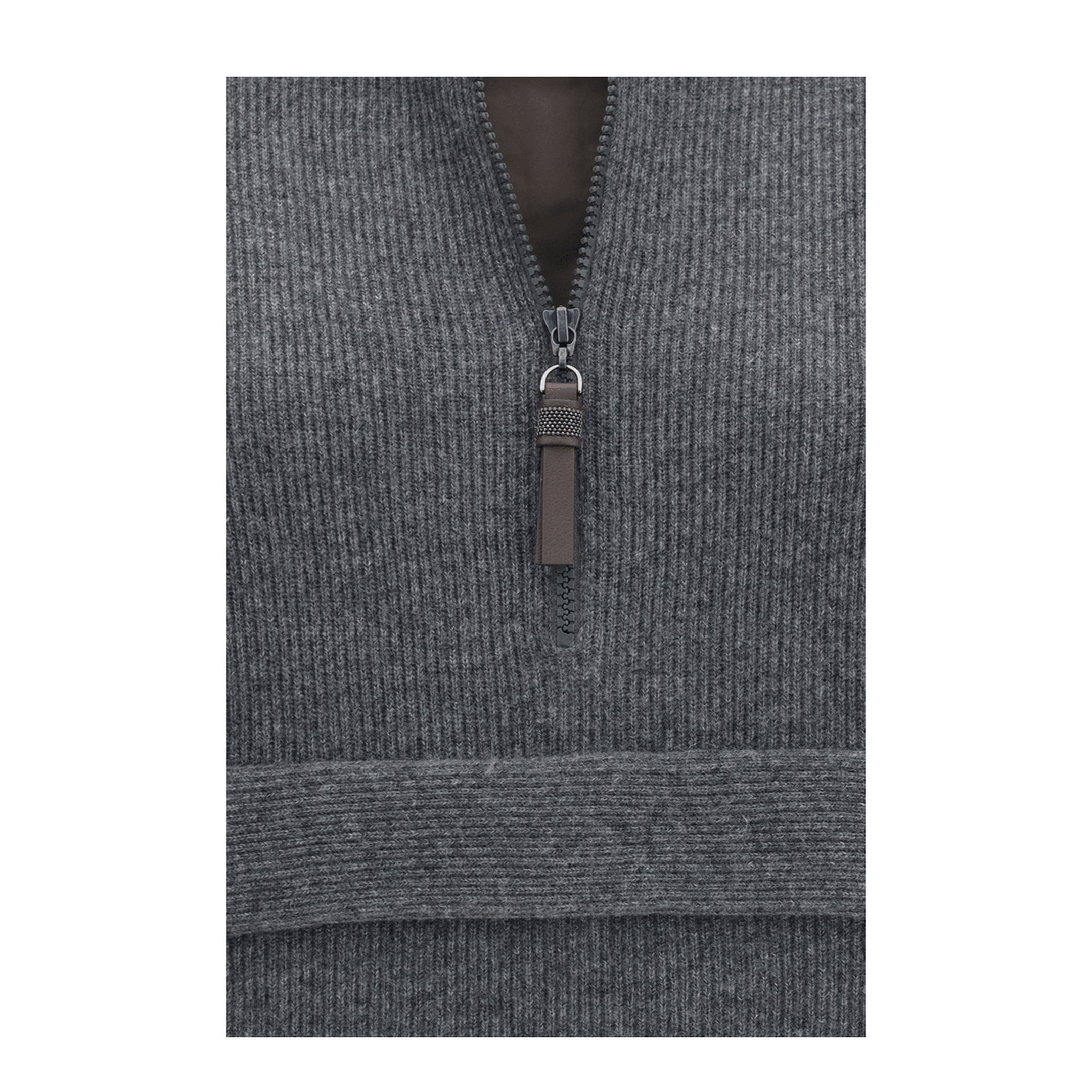 Brunello Cucinelli Cashmere Half - Zip Sweater